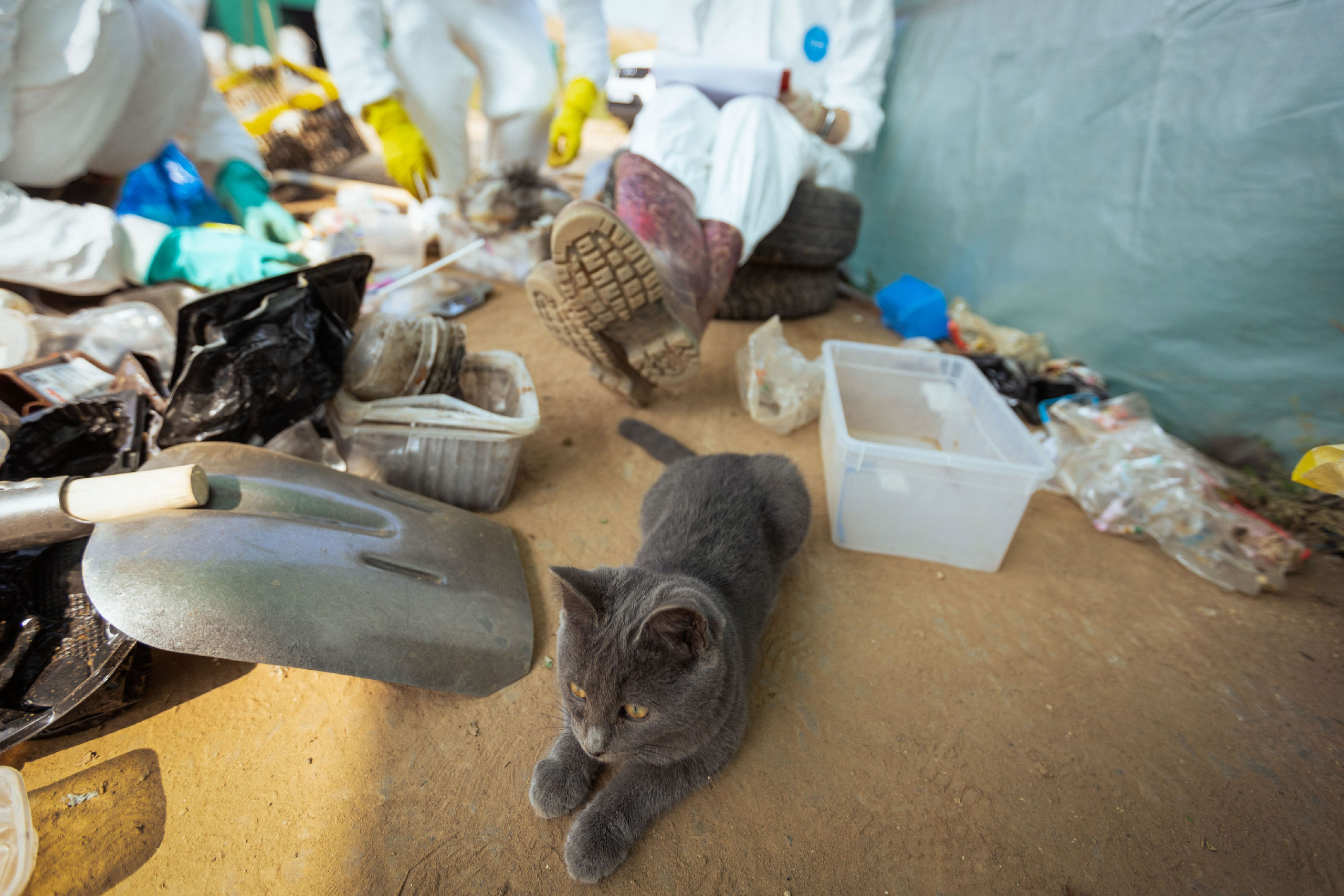 Анализ ижевского полигона ТБО [10-11 августа 2021 г.]. Фотограф Виноградов Константин