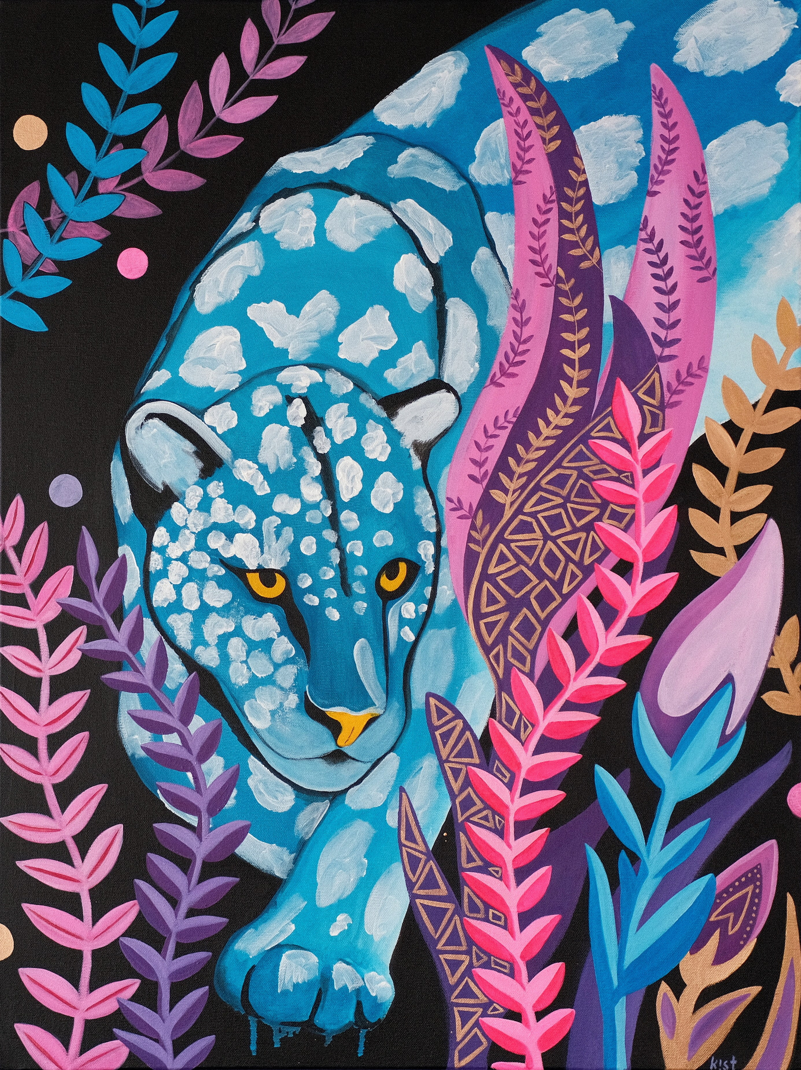 Дивный сад. Художник Анастасия Кисткина, Петербург