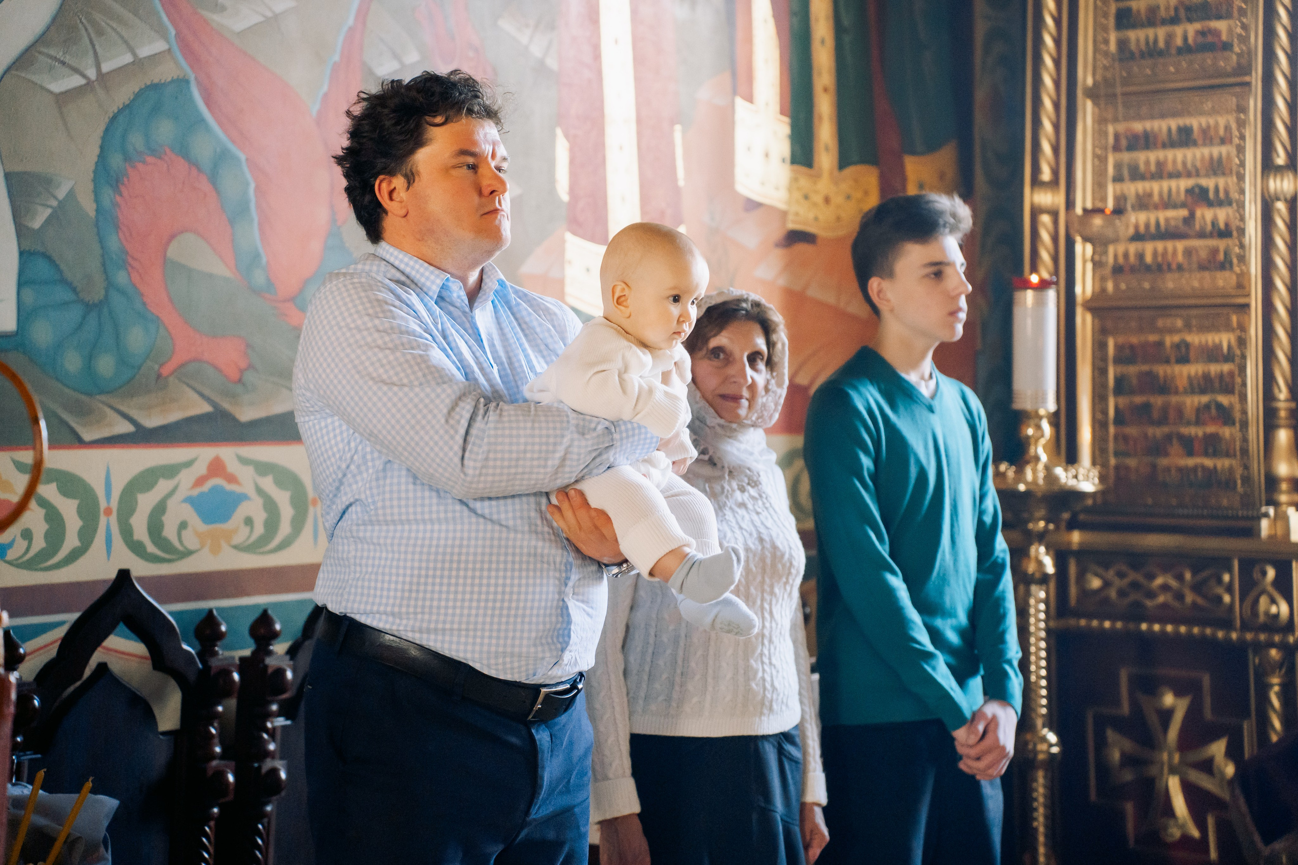 Крещение Мирона. Фотограф Казакова Анастасия