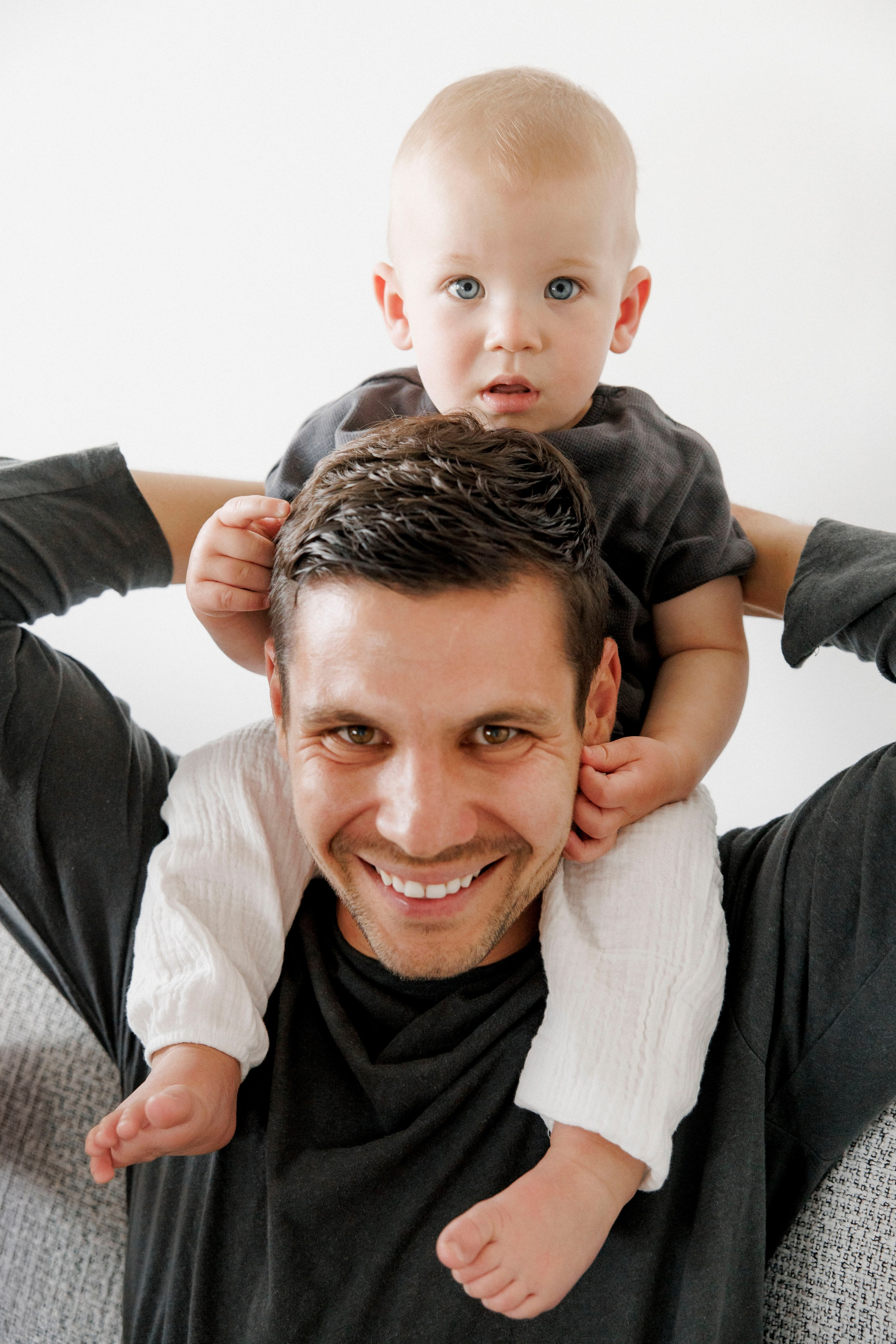 One year old at home. Wedding and family photographer