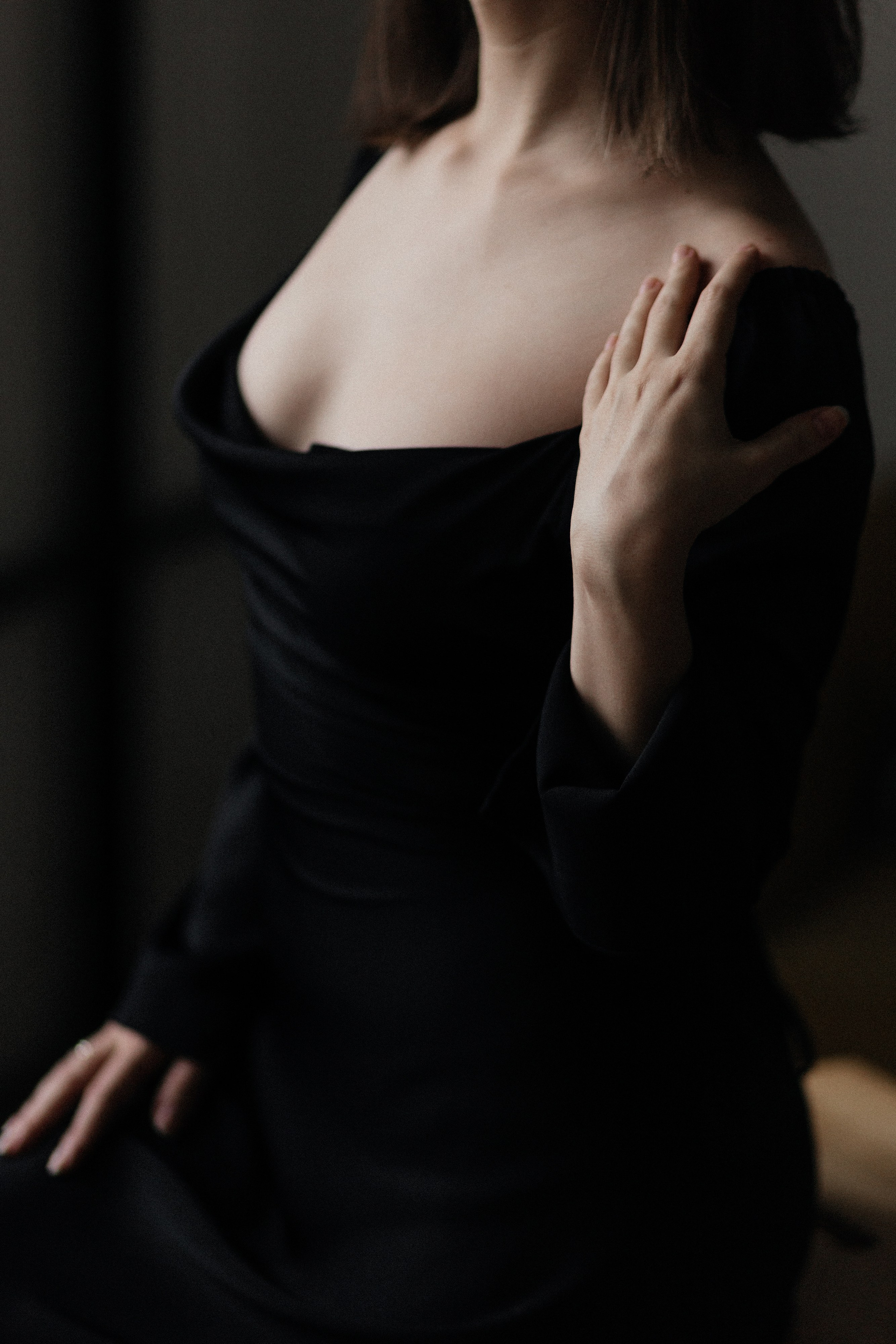 Девушка в черном платье — Лана. Свадебный фотограф в Нижнем Новгороде Генеральская Ира