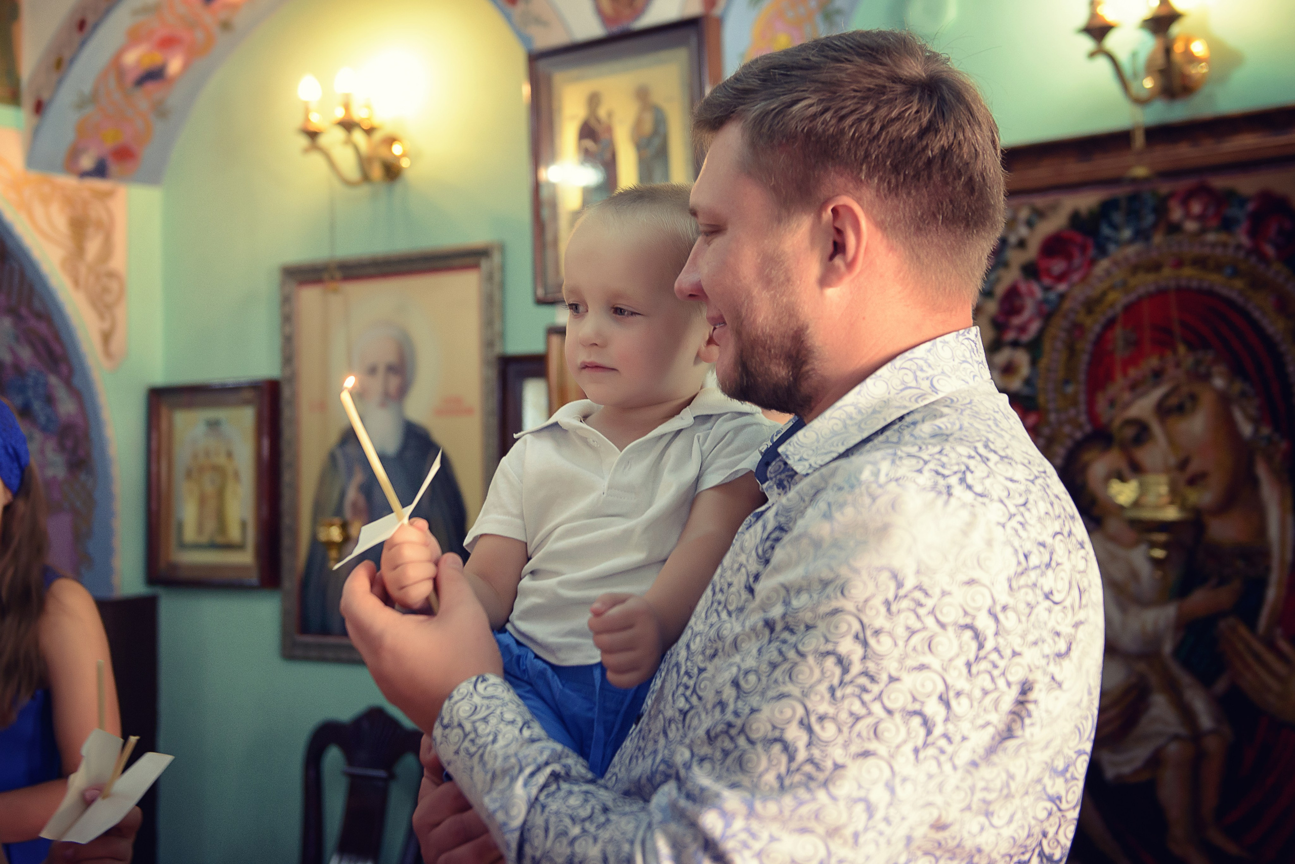 Крещение Платона. Семейный фотограф, женский фототерапевт