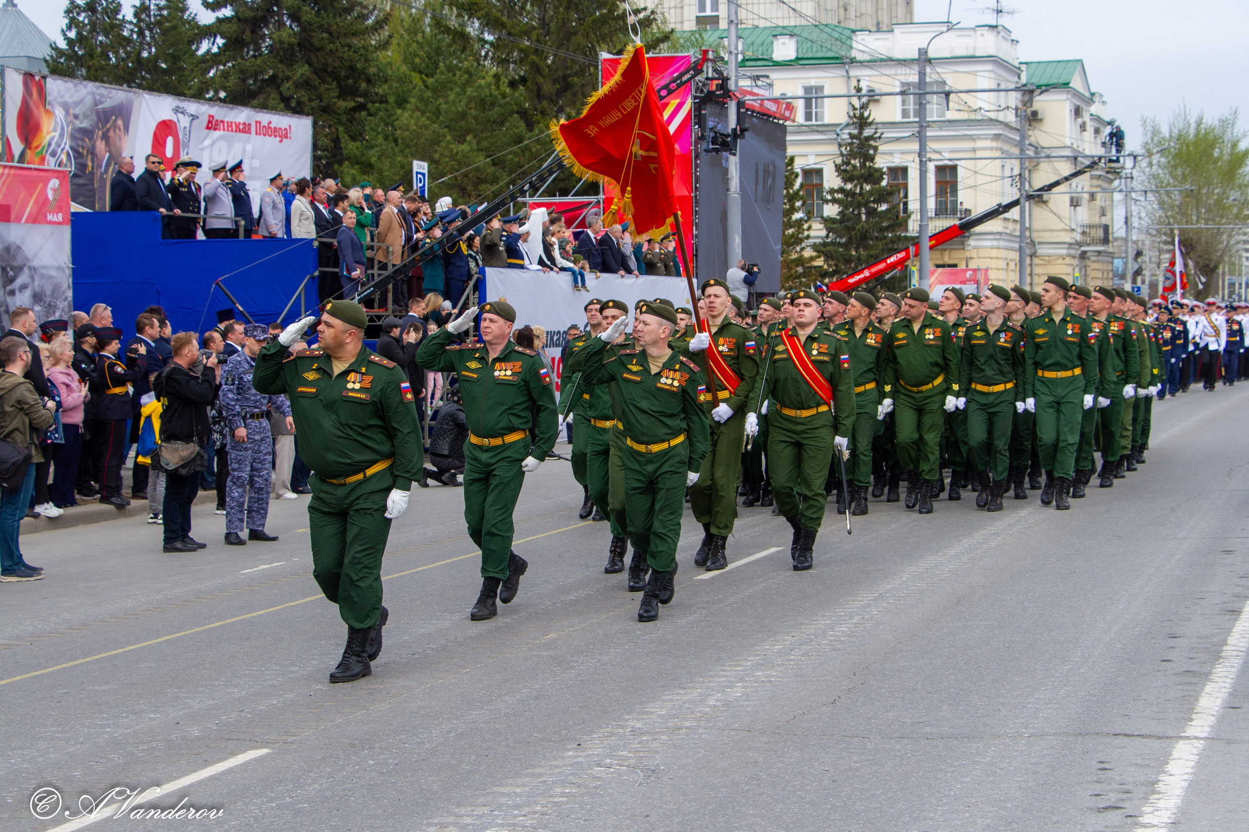 Парад Победы Омск 2024. Фотограф Омск | Александр Вандеров
