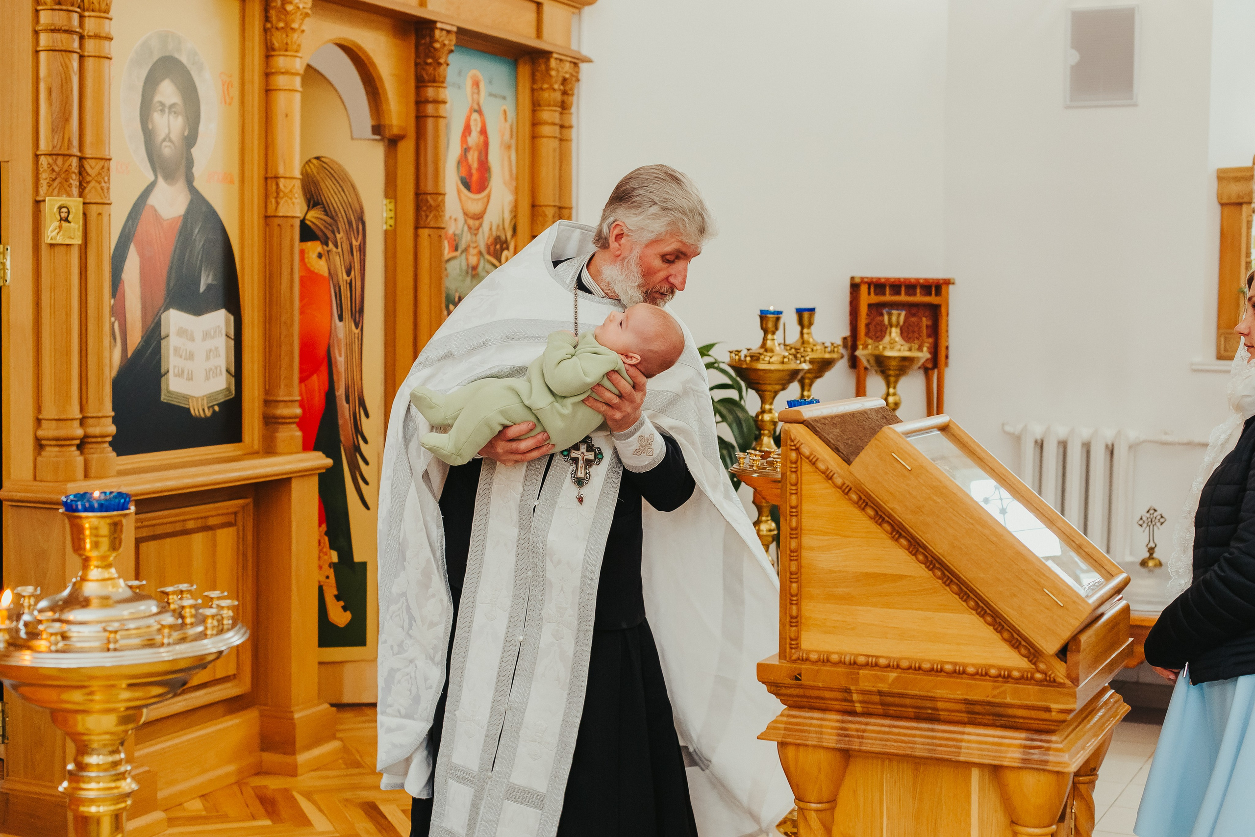 Фотосъемка крещения ребенка. Фотограф новорожденных и детский в Сергиевом Посаде Кругликова Юлия
