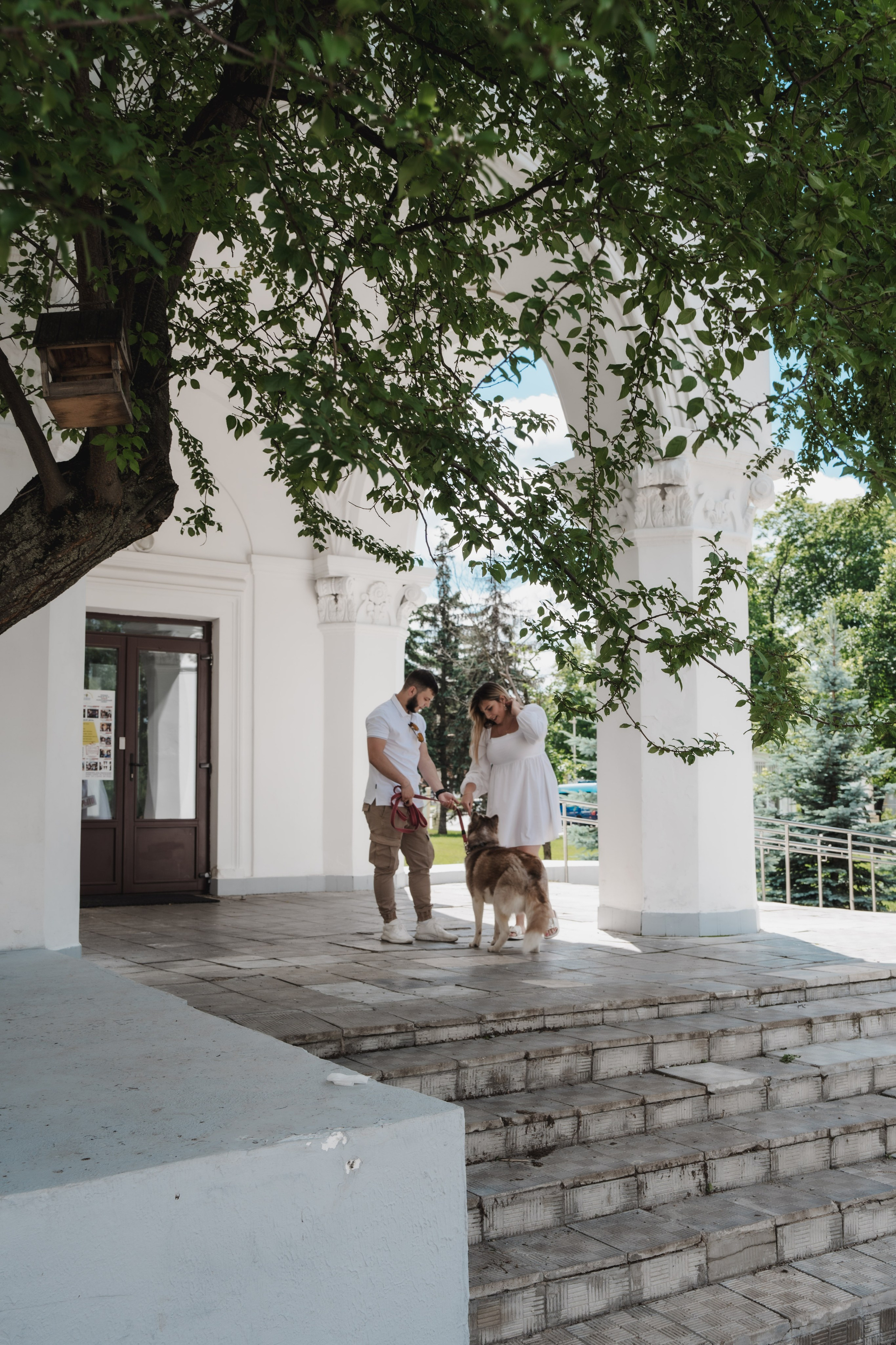 Дарья ♡ Максим ✧ Чоки — История любви, когда в семье есть хаски. Свадебный и портретный фотограф в Москве, Светлана Янковая