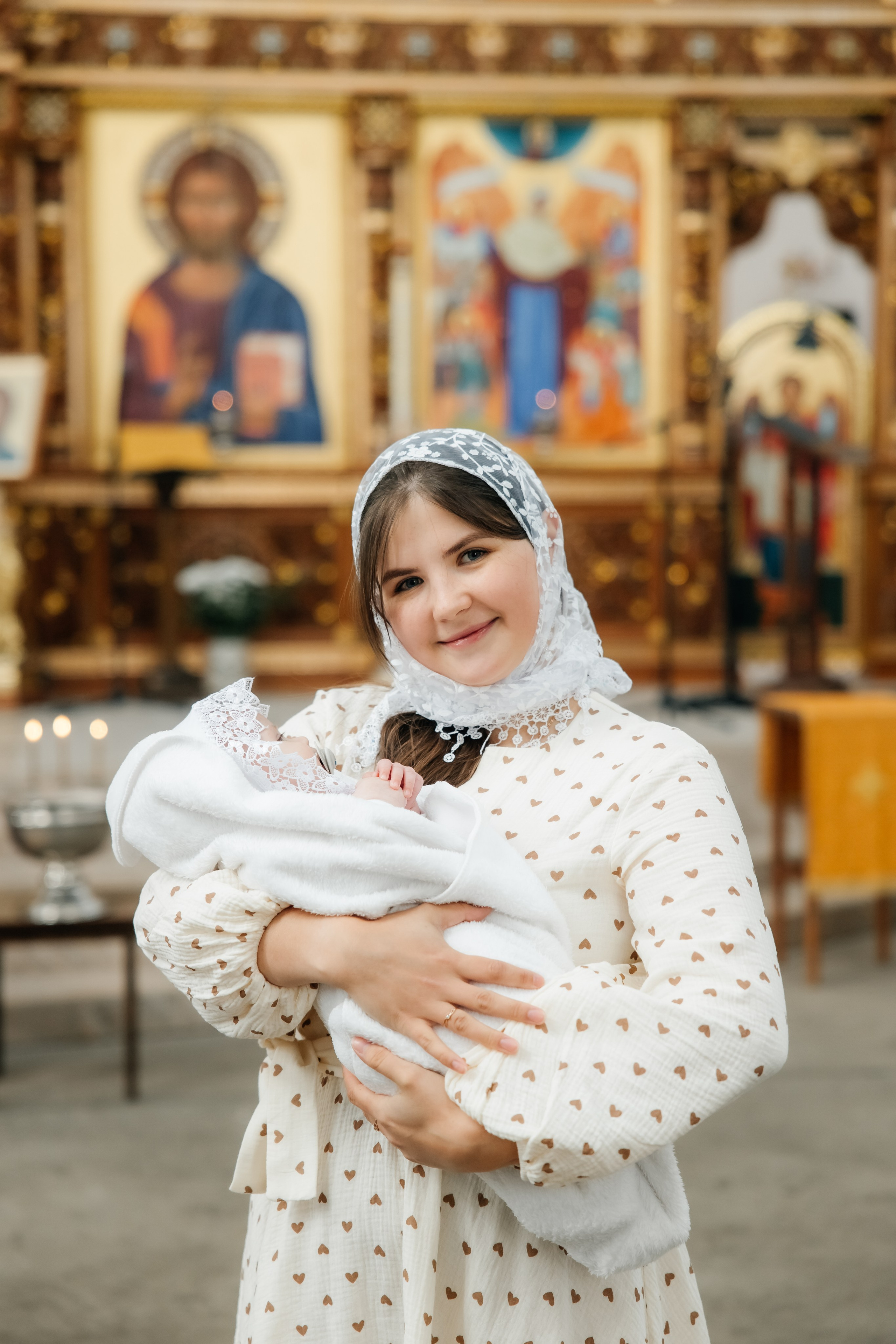 Крещение Мирославы. Храм иконы Божьей Матери «Всех скорбящих Радость». Фотограф ВИКА МЕДУЗА