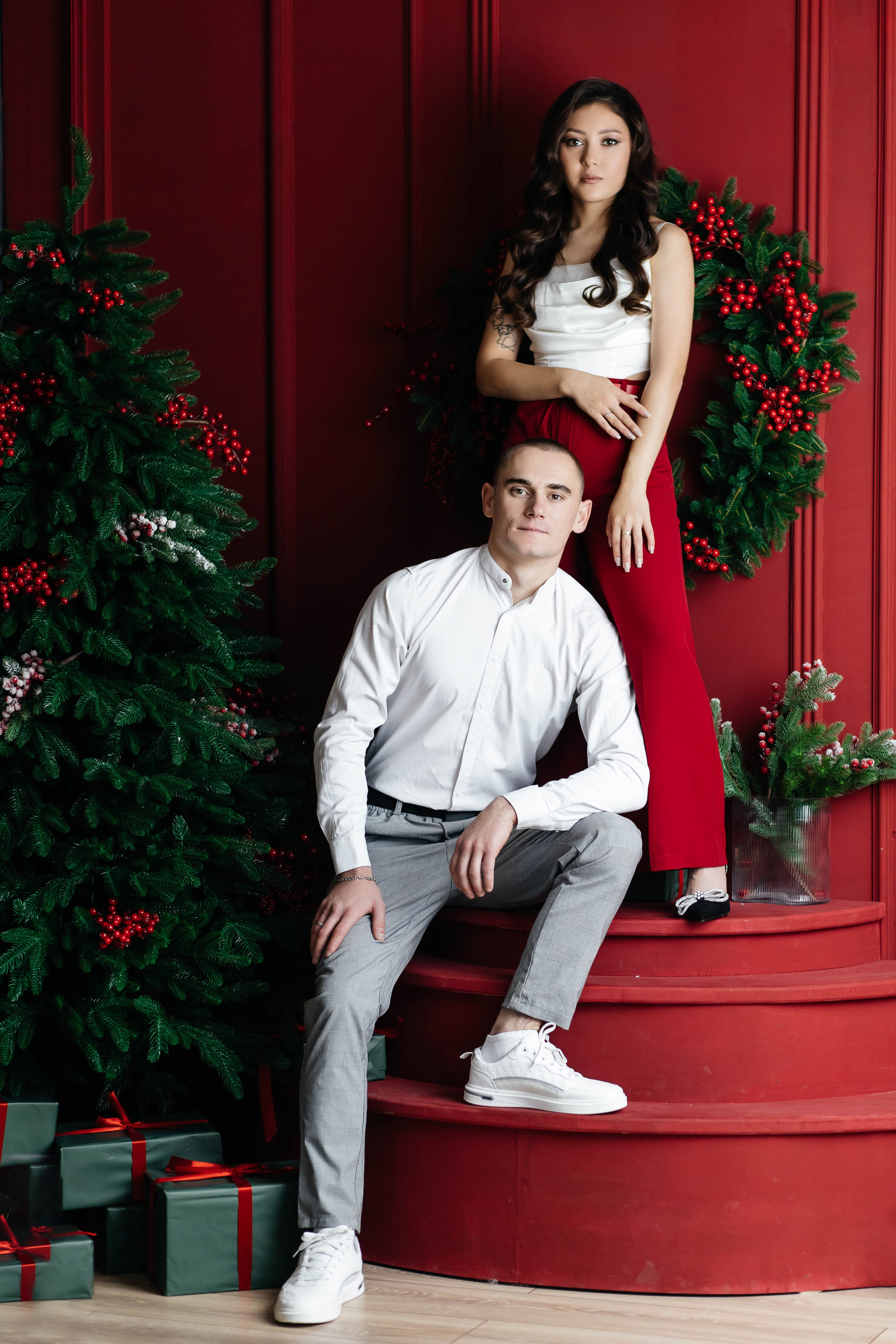 Новый год 2026 Анжела и Олег. Женский фотограф в Оренбурге Ирина Заводчикова