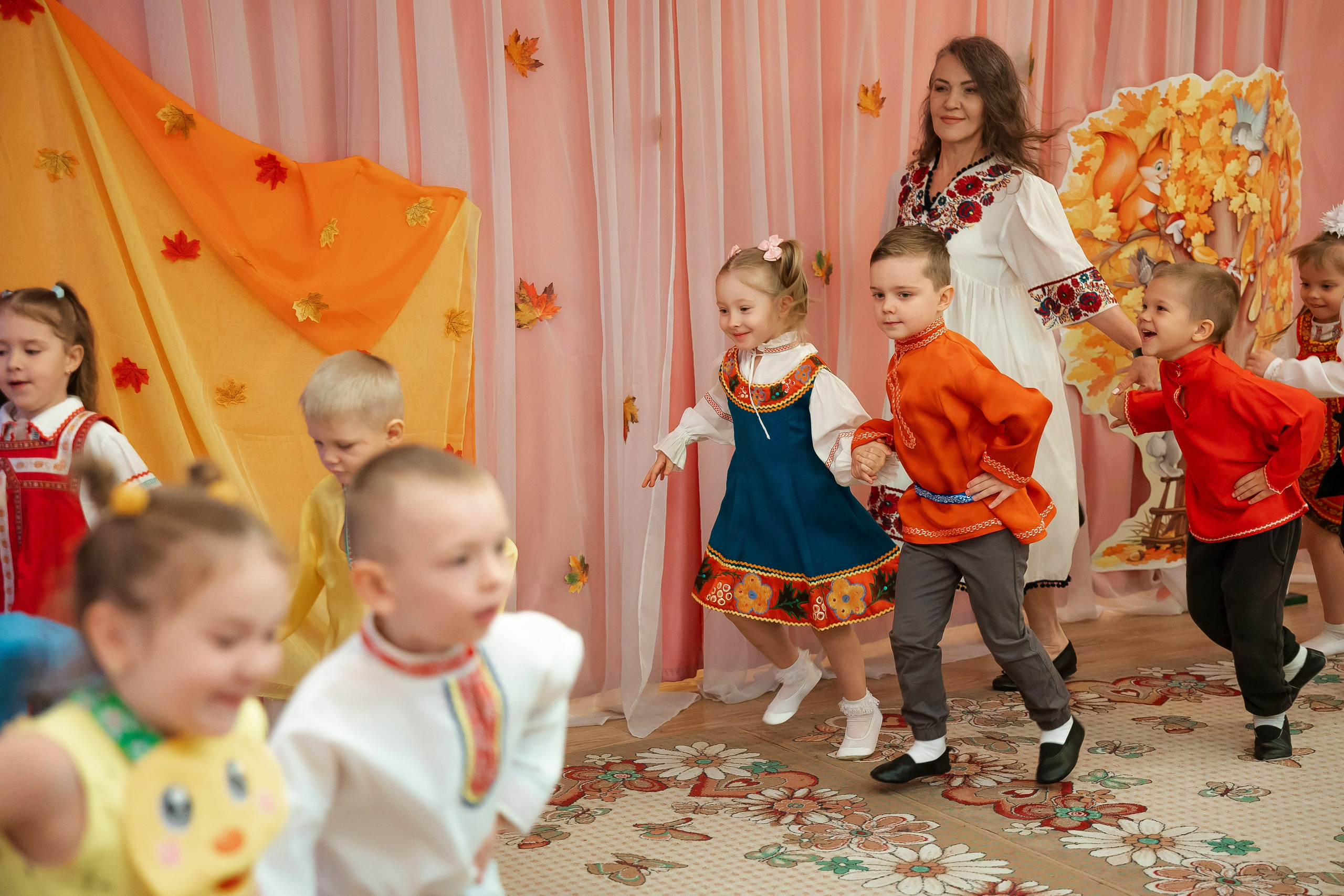 Осенний утренник. Семейный и детский фотограф в Москве Александра Мак