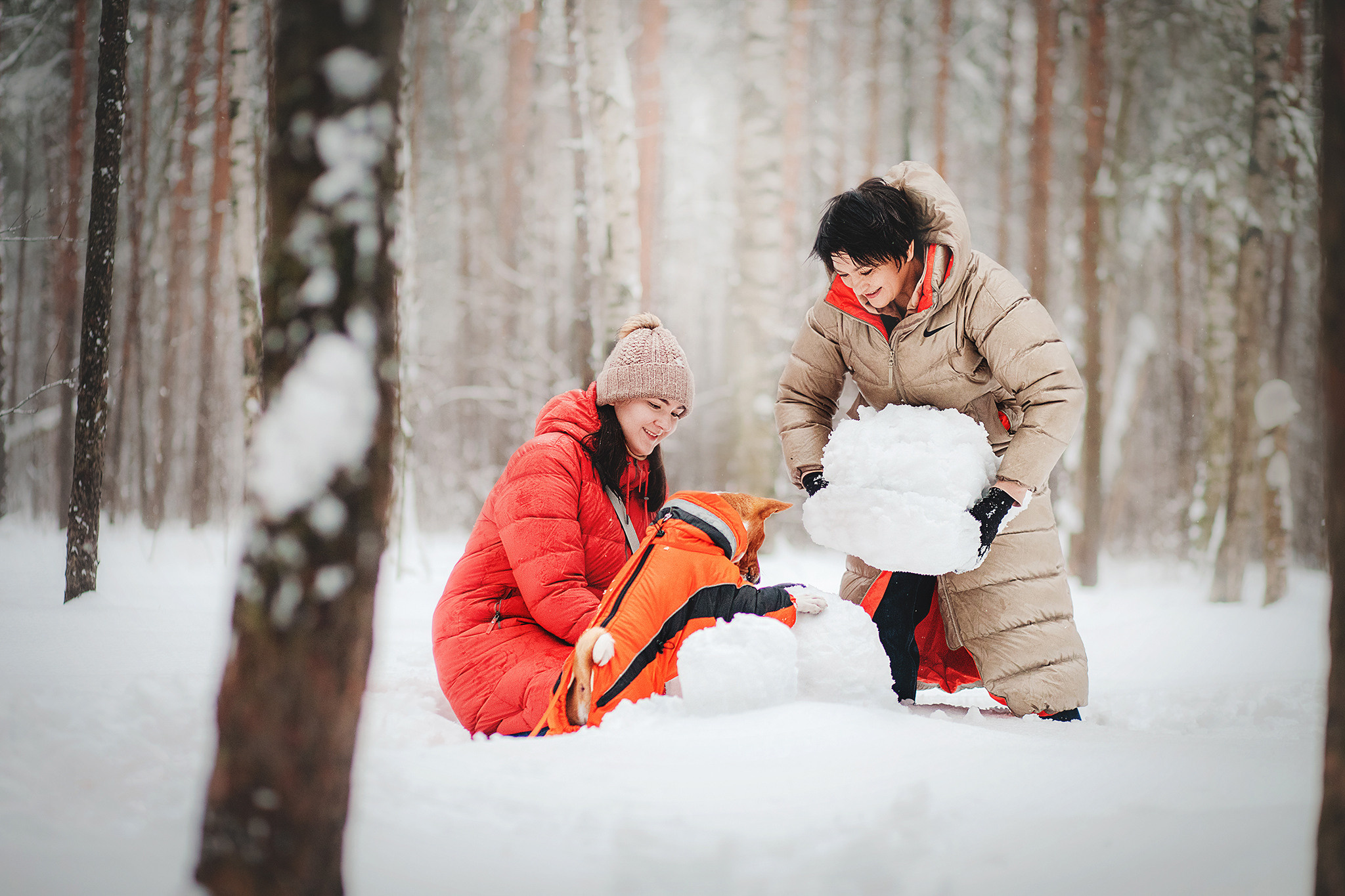 Семейная Юля, Барни и мама. Фотограф-анималист • love-story • Санкт-Петербург