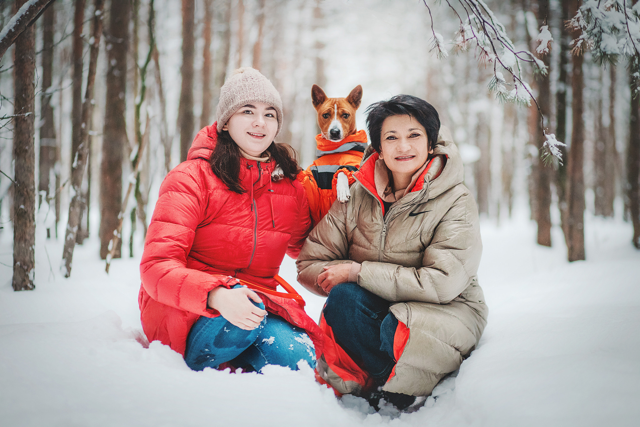 Семейная Юля, Барни и мама. Фотограф-анималист • love-story • Санкт-Петербург