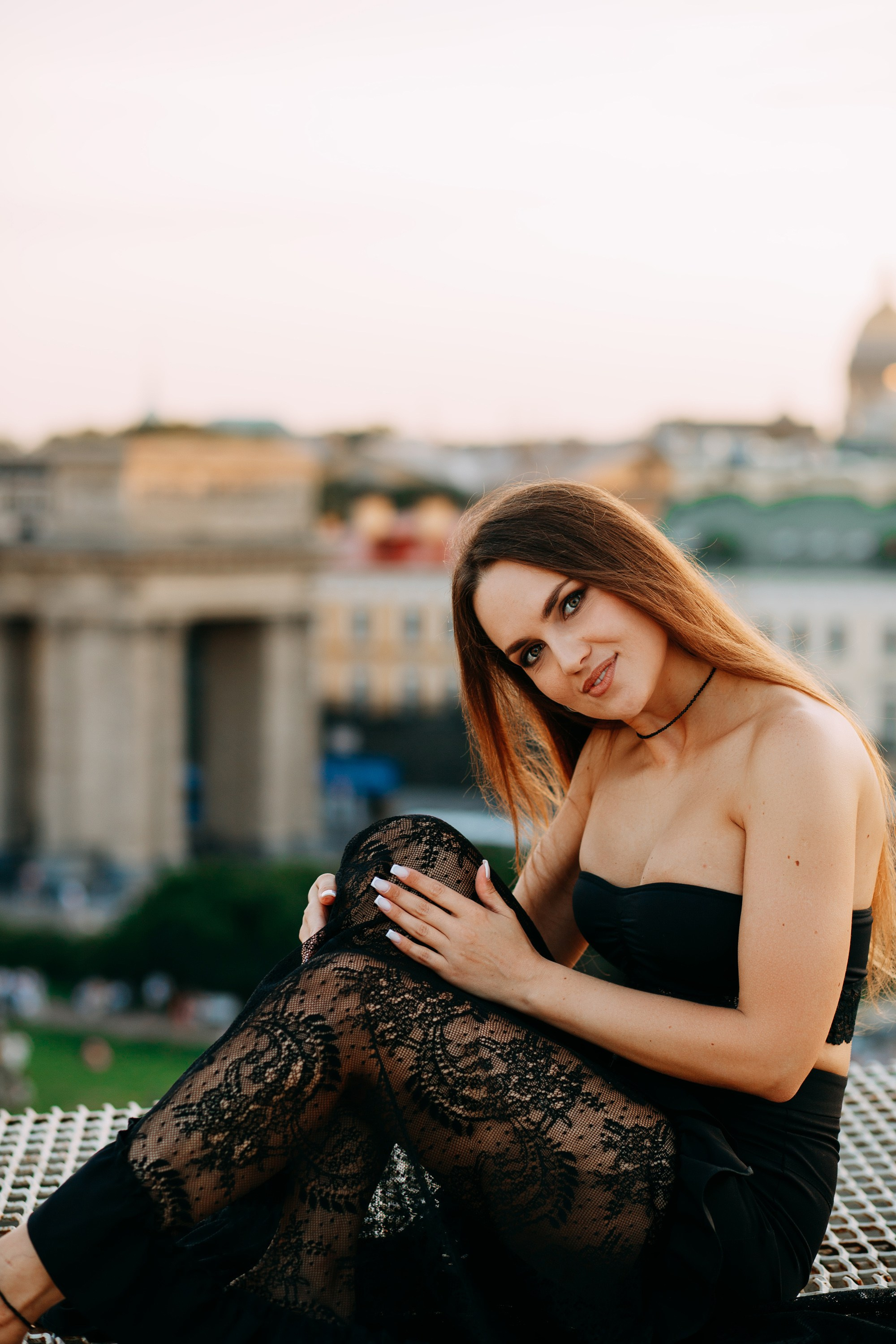 Крыша у Казанского и Зингера. Фотограф в Санкт-Петербурге Alina Film