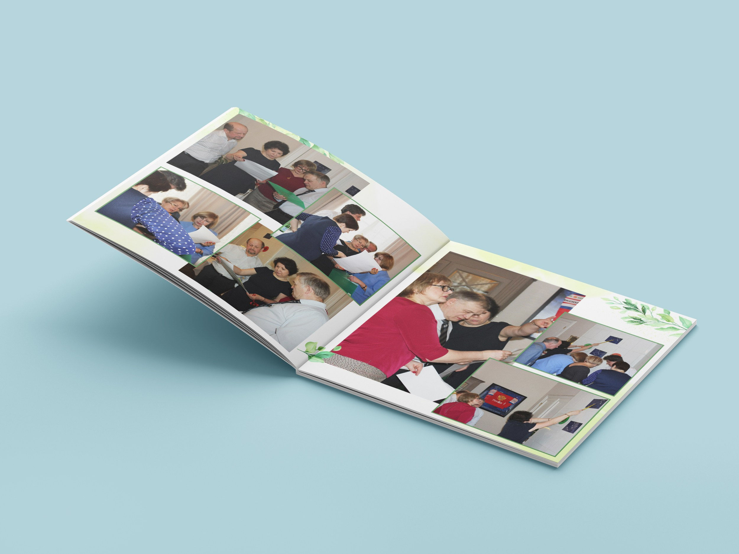 Юбилейный альбом. Дизайн Листья. Ольга Чёкотова (Фотограф Кострома)