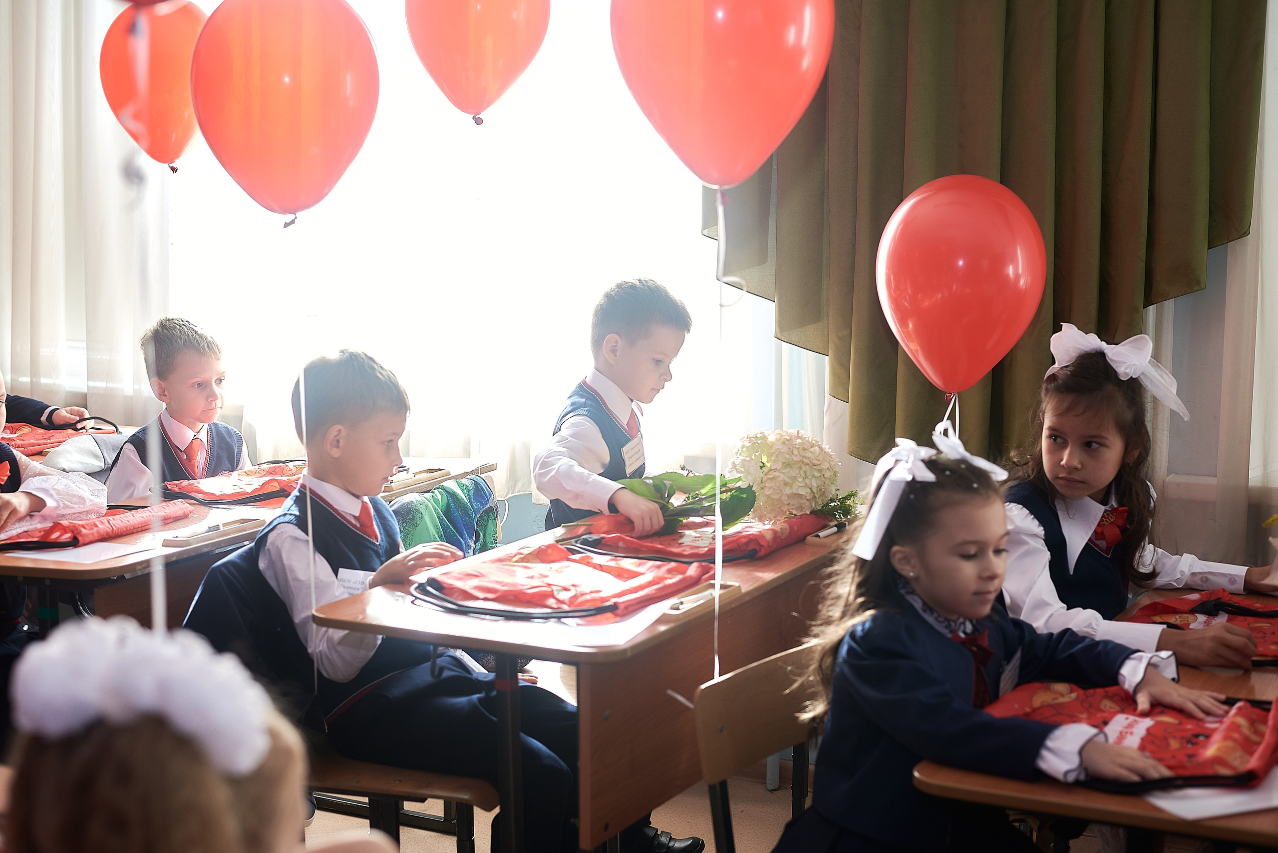 Первый класс. Фотограф Елена Дука. Контент съемка. Семейная фотография