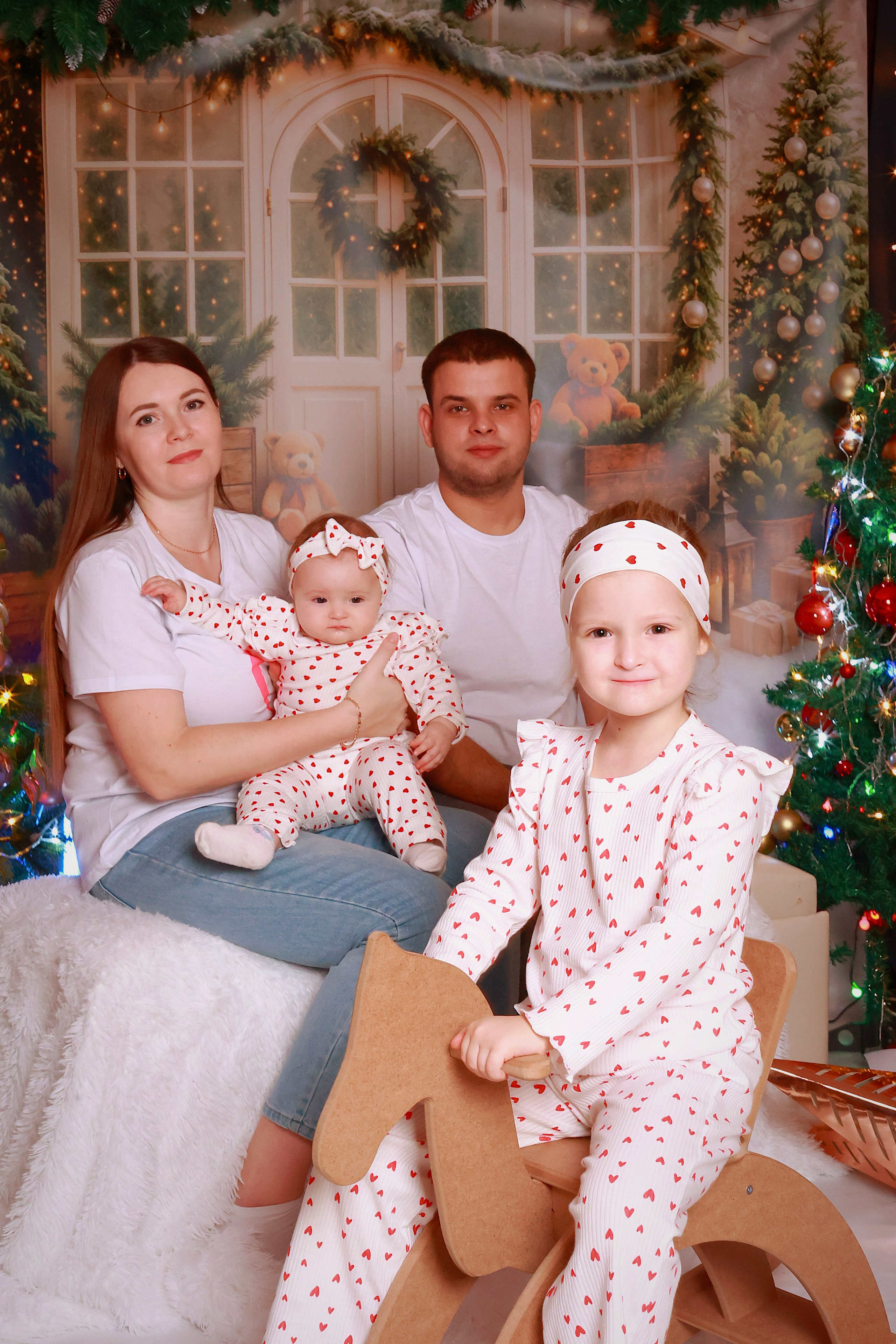 Новогодняя семья. Фотолаборатория Ваниль