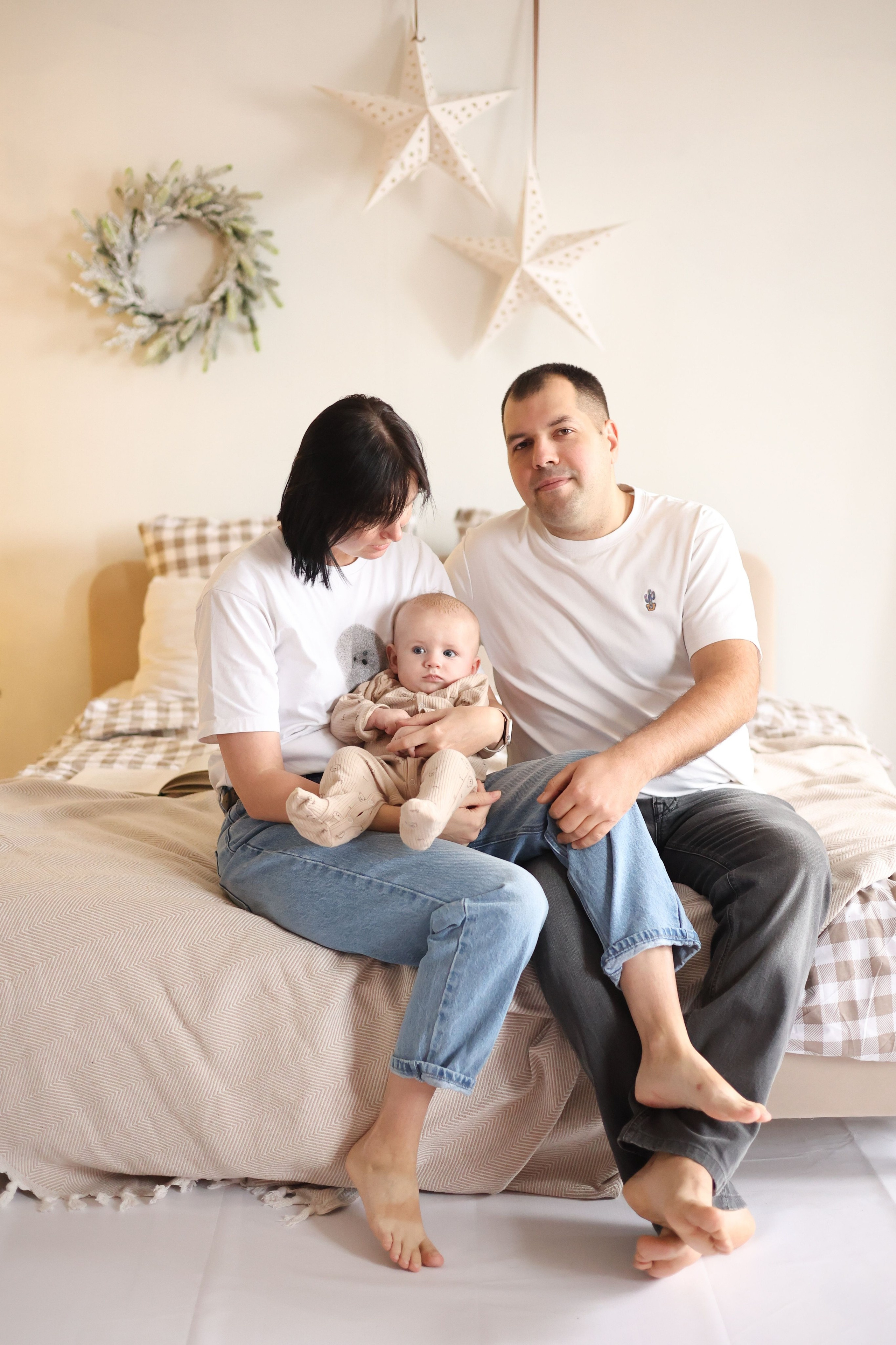 Новогодняя фотосессия. Надя, Денис и Макс. Фотограф ANNA GEREIHAN