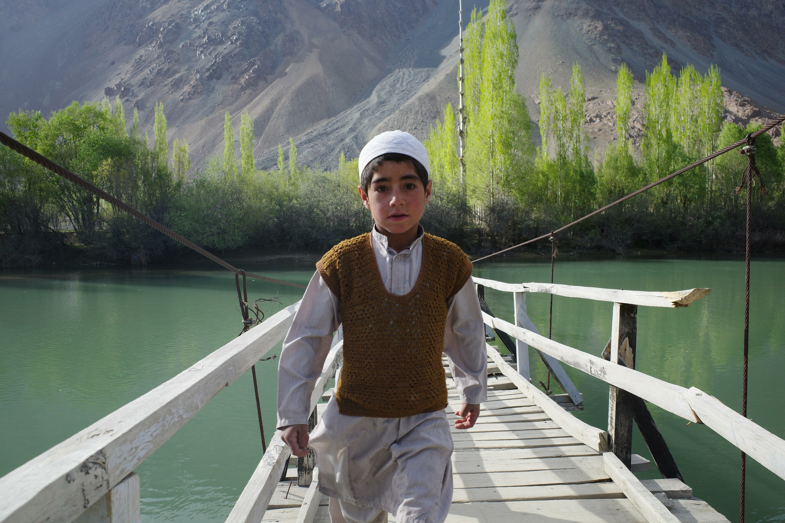 Portrait of a boy, Gizer Valley