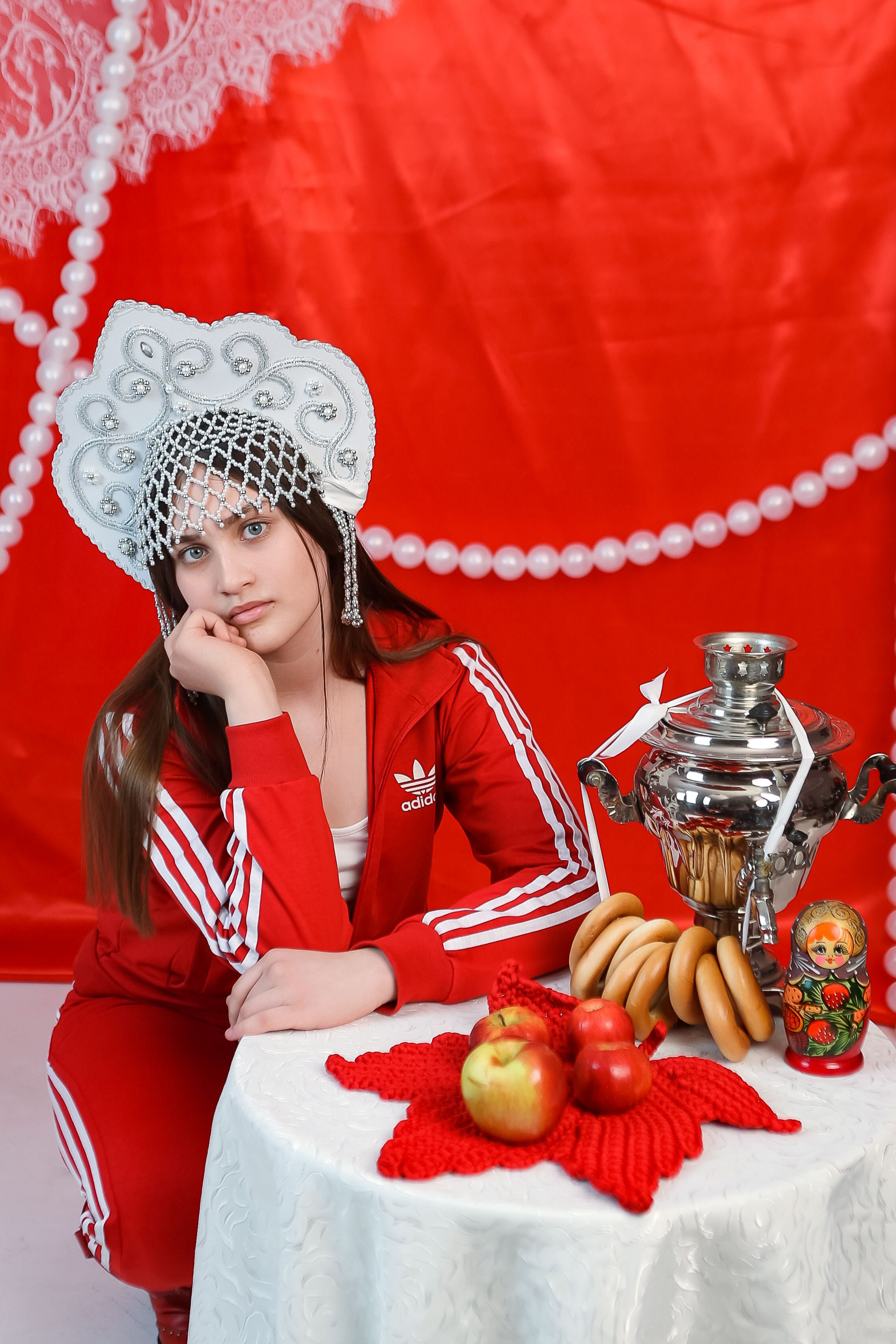 Русский стиль. Съемка для модельного агентства M.Models. Фотограф для вас и вашего бизнеса в Москве Альбина Никифоров