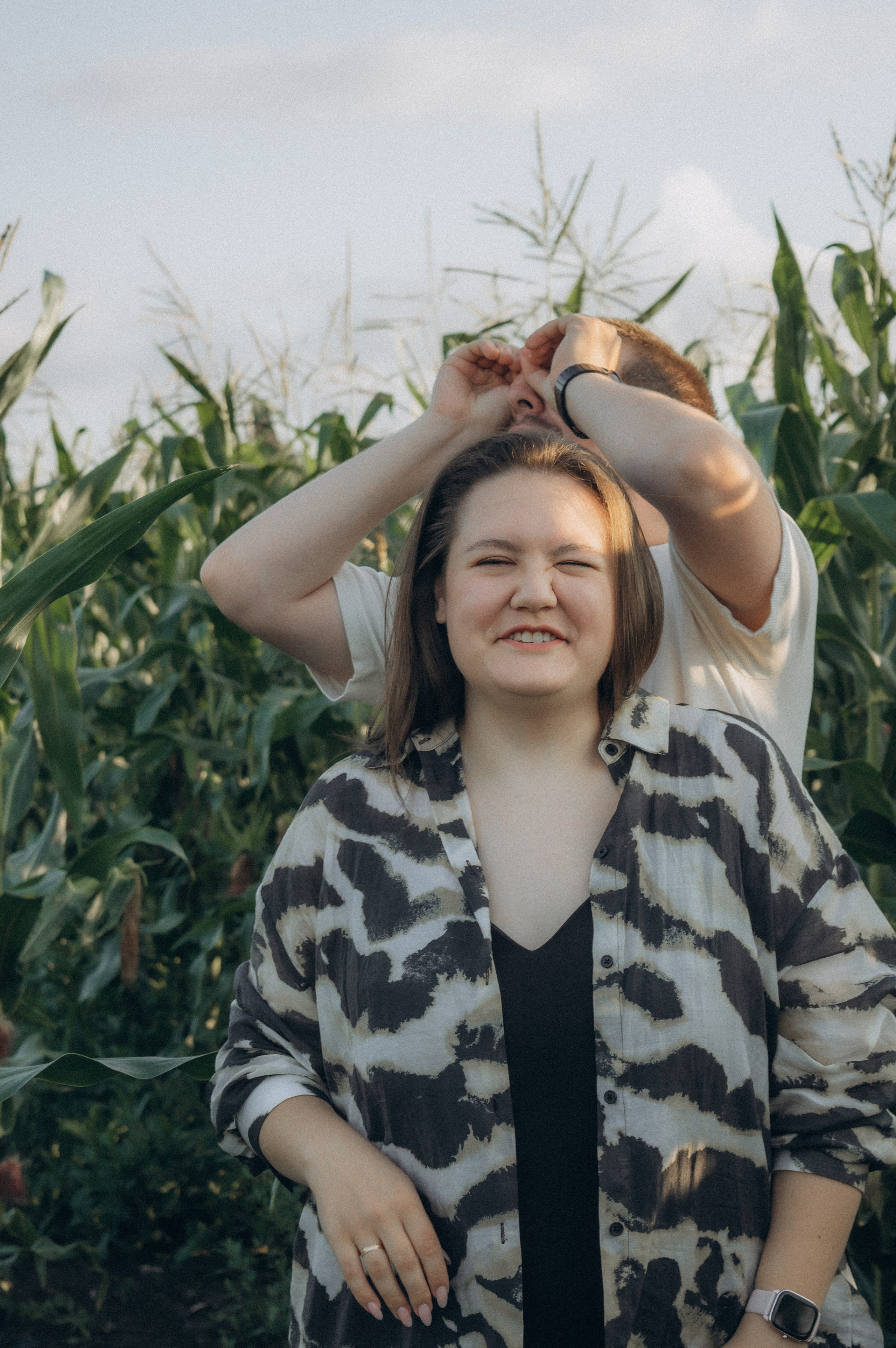 Лето, семья, кукуруза. Семейная летняя фотосессия. Юлия Левада Семейный и женский фотограф