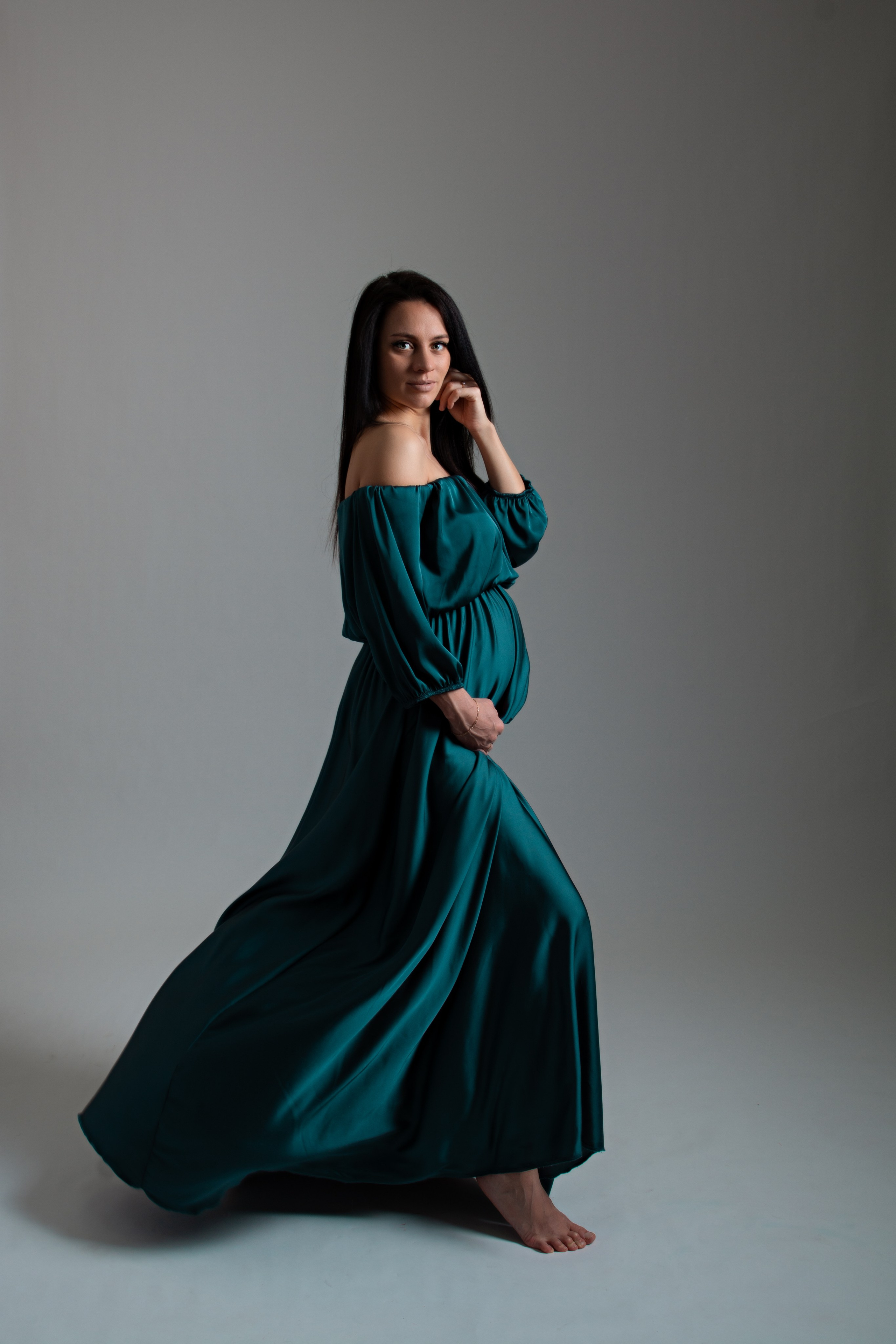 В платьях. Фотосессия беременности — Крылова Натали — Москва