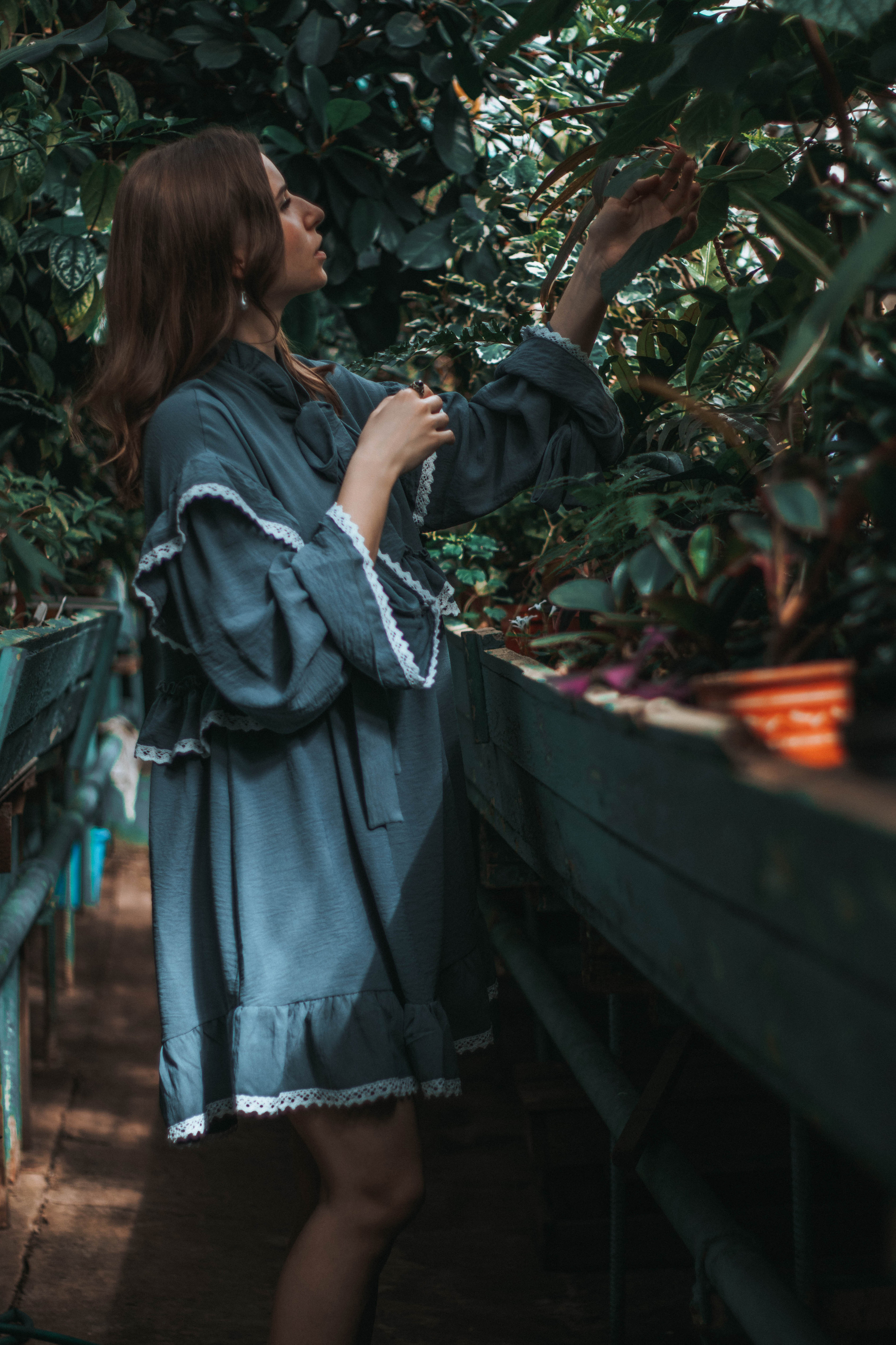 Съемка Ксении в оранжерее. Руслана Селиванова семейный, портретный фотограф в Петрозаводске