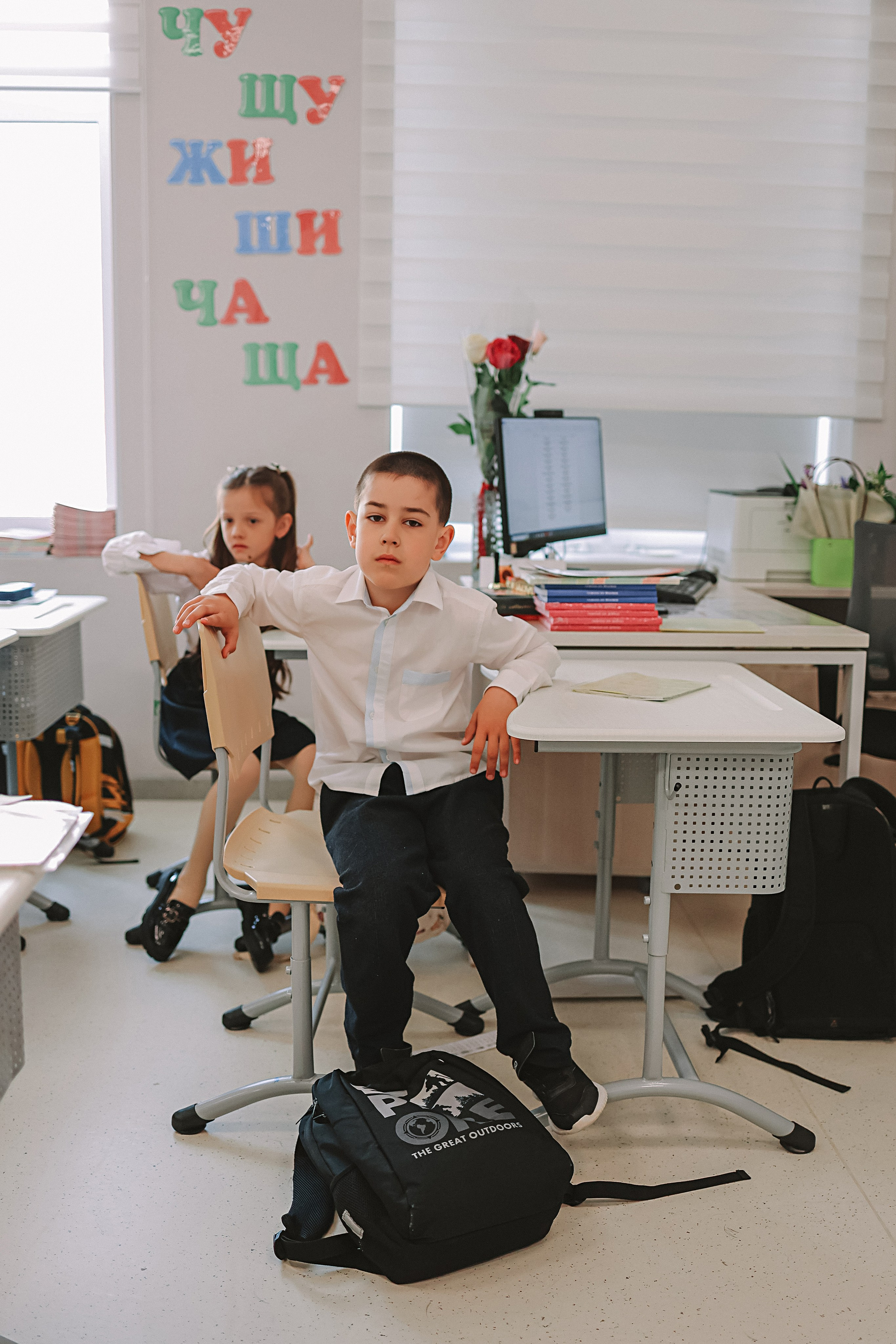 Один день в школе 1 класс. Семейный фотограф Тюмень, фотограф на роды Салмина Мария