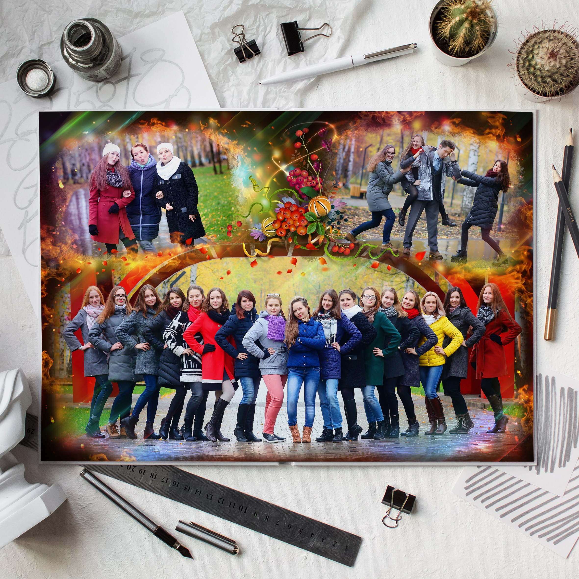 Ночной город. Современные выпускные альбомы. Мы делаем не просто альбомы, а стильные фотокниги