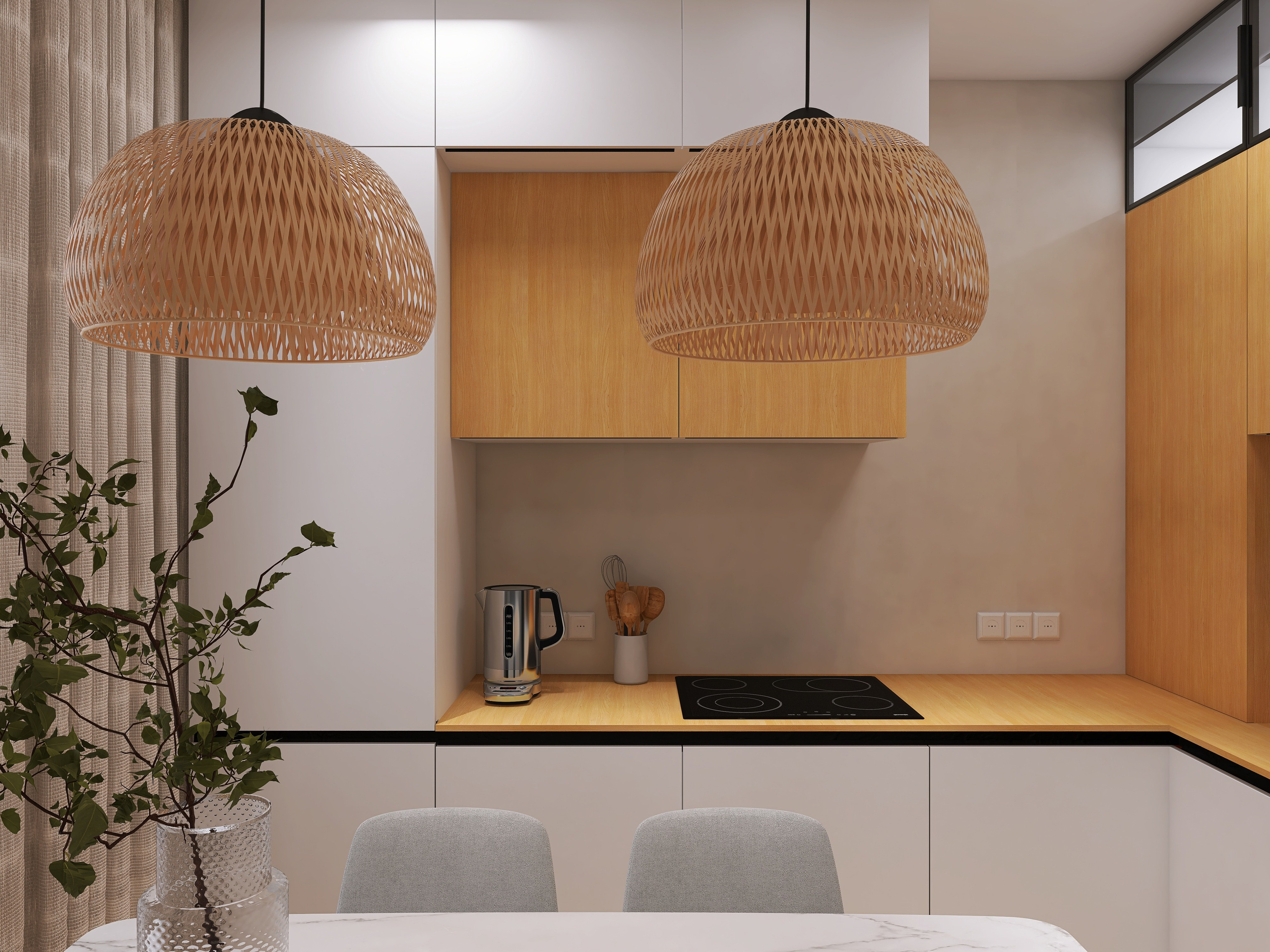 Скандинавский минимализм ул. Анненская. Анастасия Сиднева — дизайн интерьеров в Москве