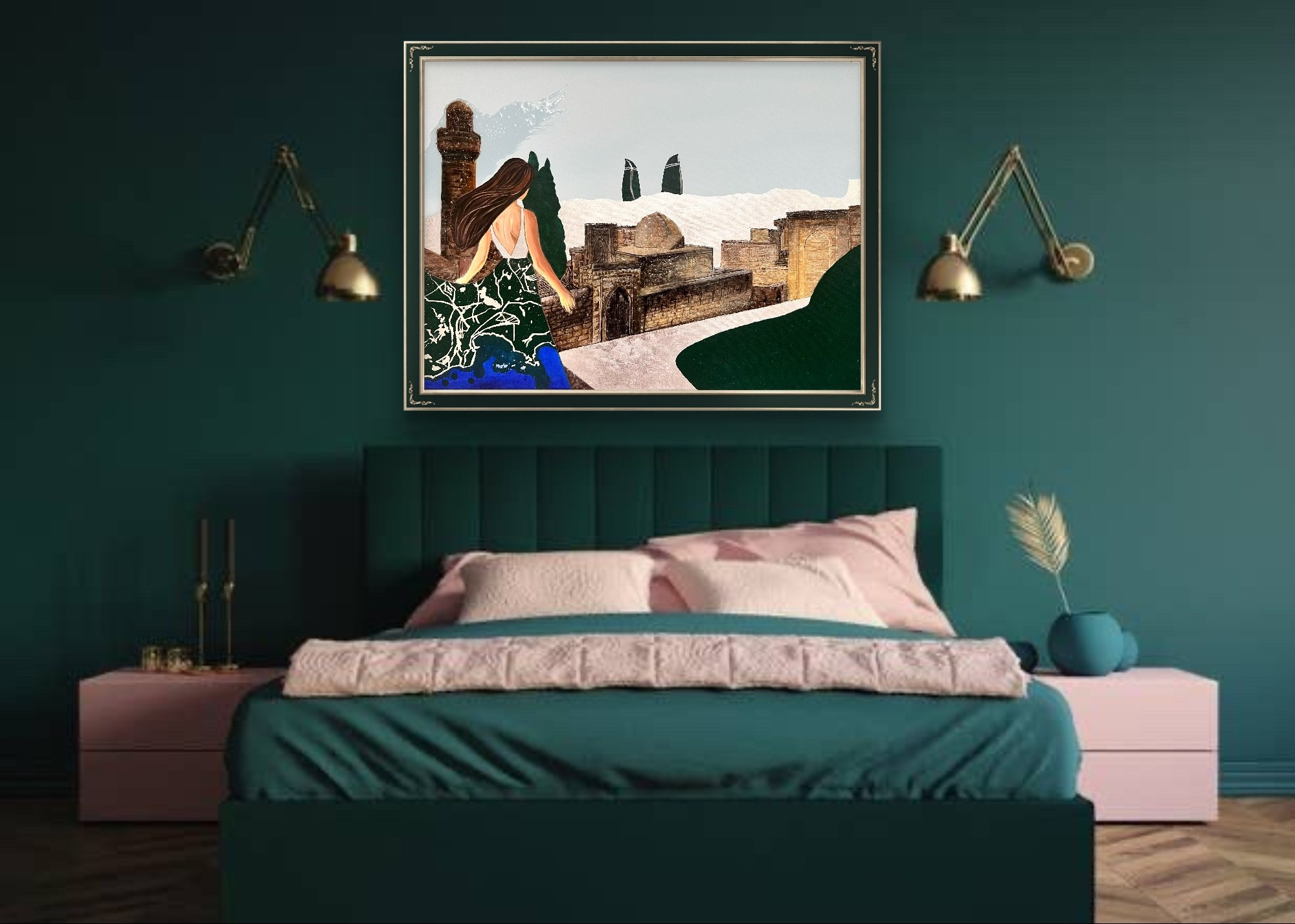 Серия «Волшебница Изумрудного Востока». Картины пейзаж