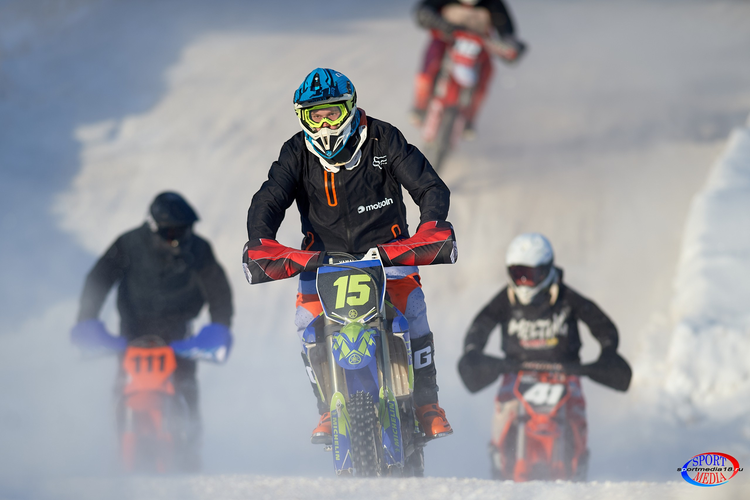 3 этап Кубка Удмуртской Республики по мотокроссу. Воткинск 23.02.2025. Спортивный репортажный фотограф в Ижевске Сергей Мерзляков