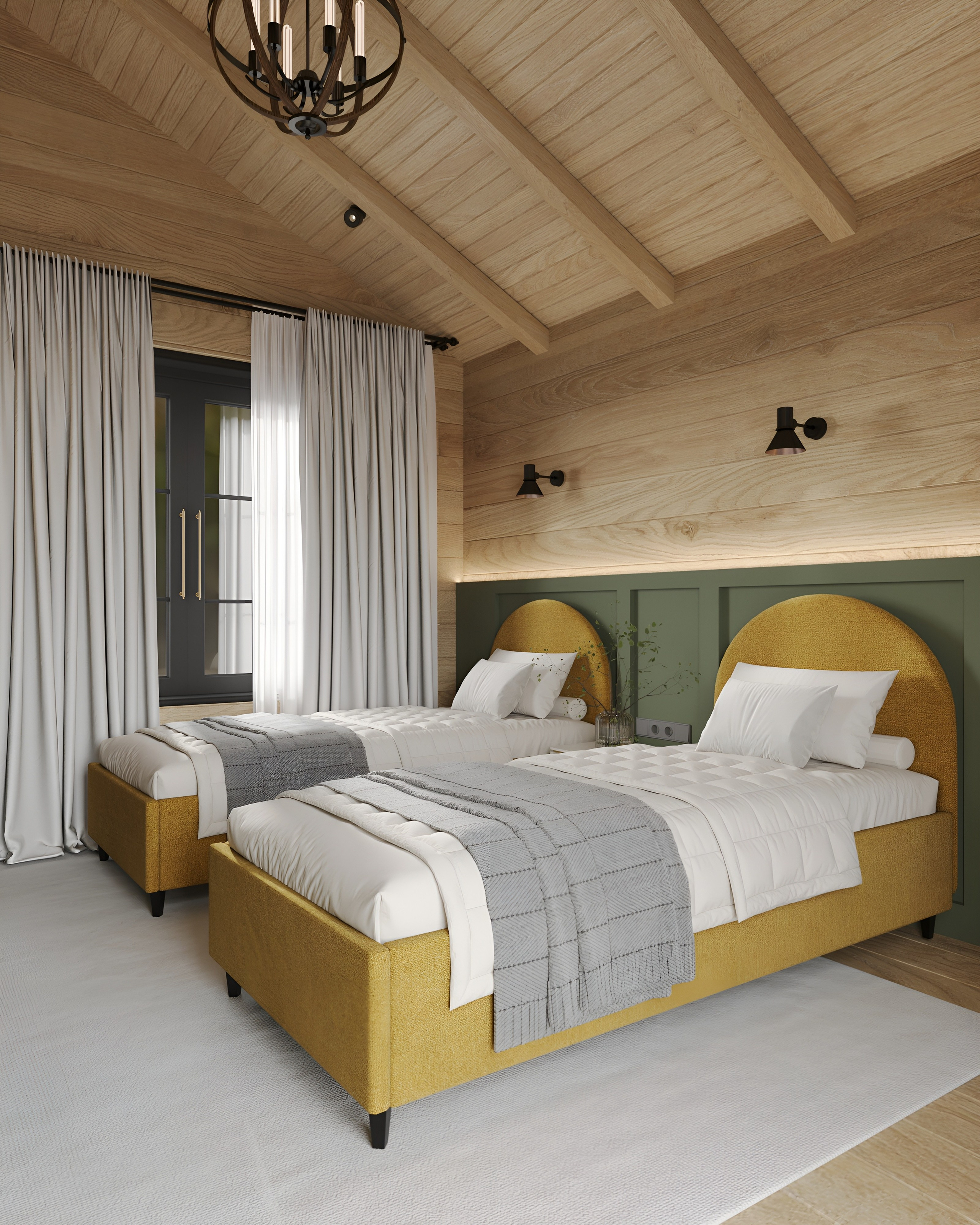 Спальня. 3D Визуализация интерьеров жилых и коммерческих помещений