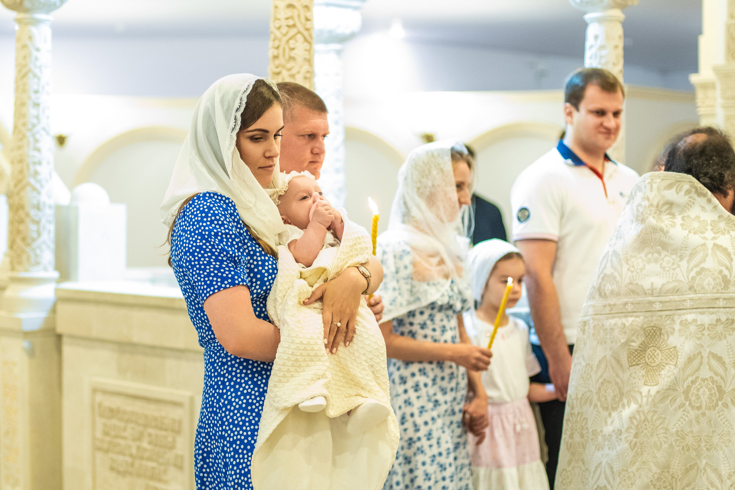 Крещении Ксении. Фотограф Юлия Попова