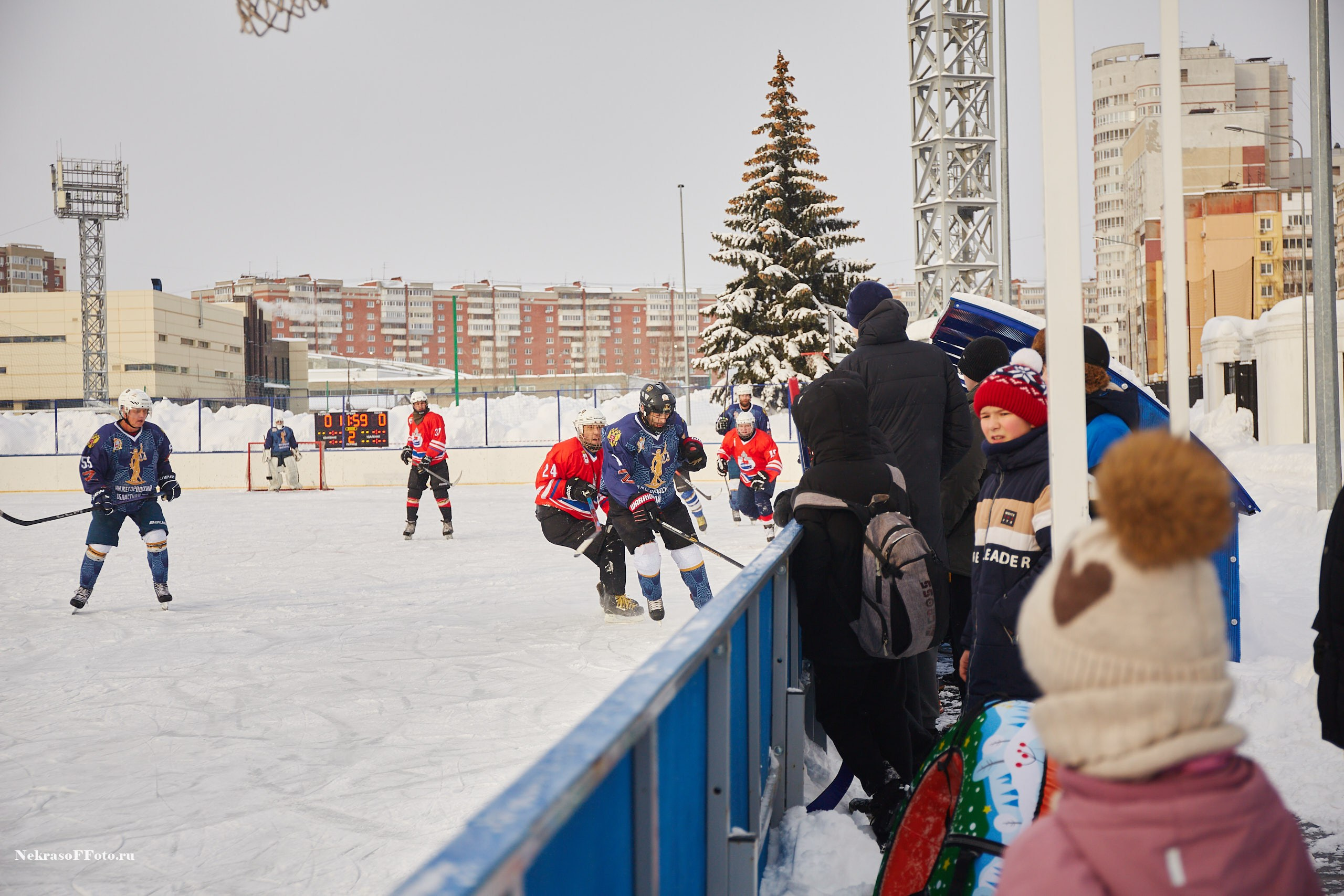 Турнир по хоккею «Русская классика» в рамках Офицерской хоккейной лиги. Спортивный фотограф Некрасов Денис