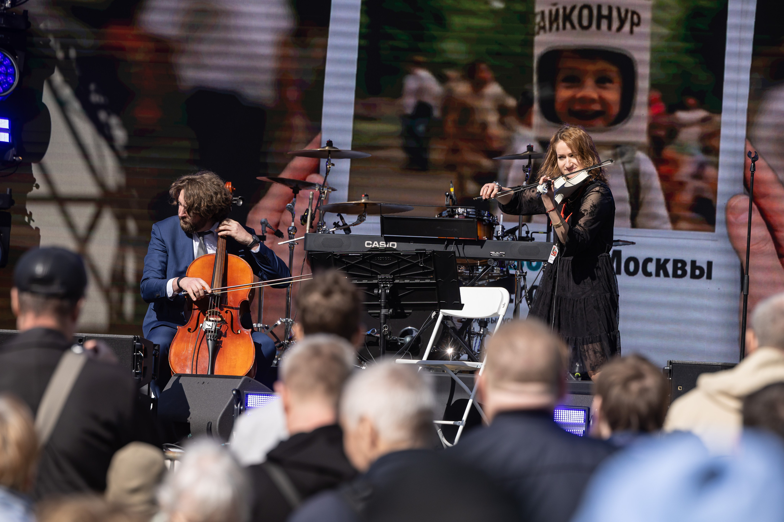 Парад трамваев 4 апреля в Москве. Фотограф Владимир Охрименко