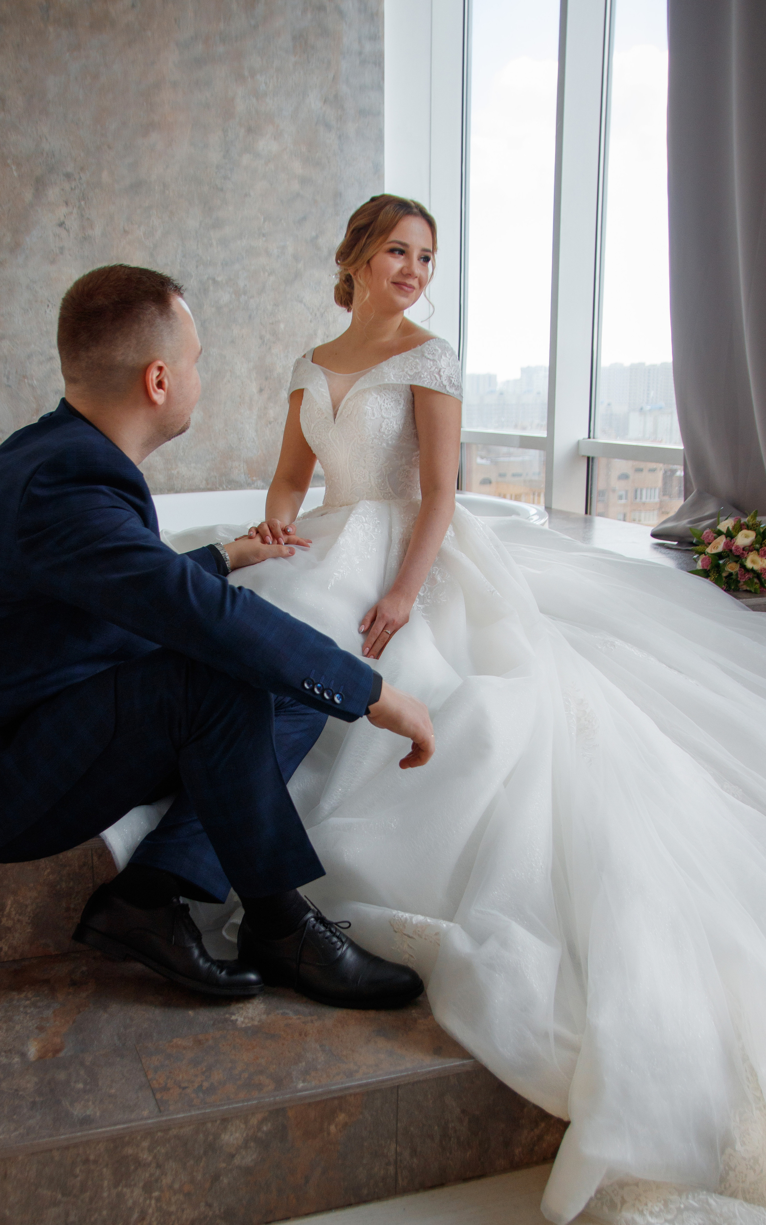 Свадебная съёмка в студии. Женский и семейный фотограф в Москве и Московской области Наталья Минт