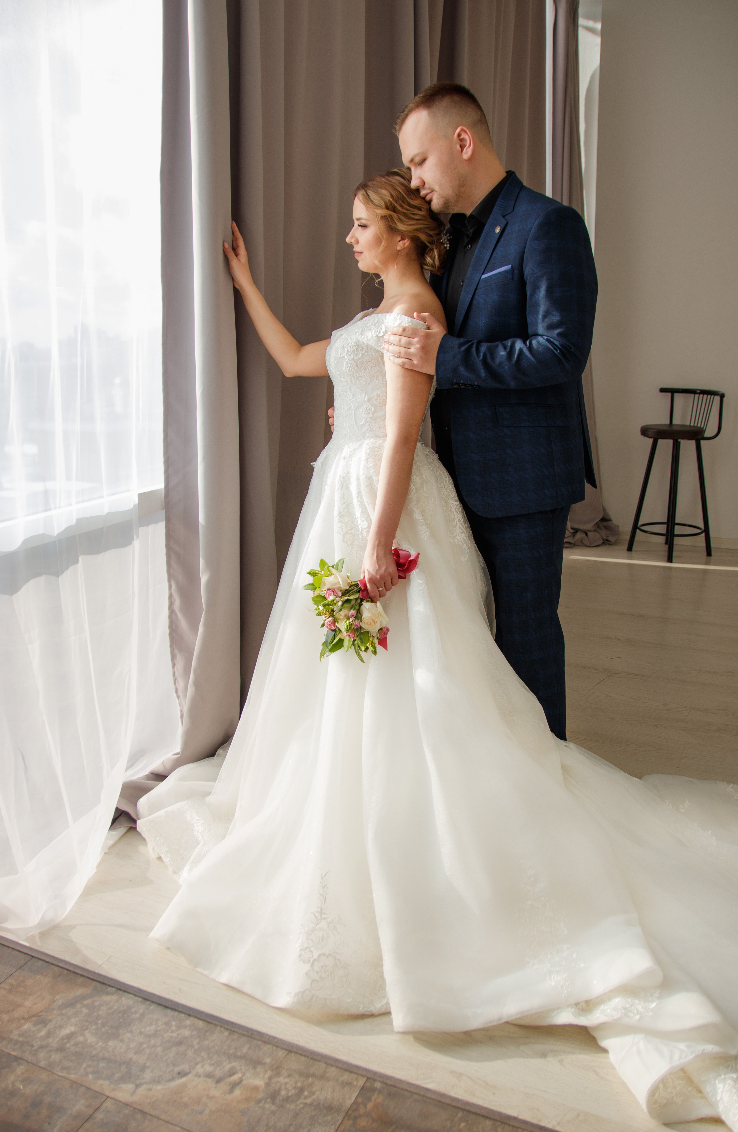 Свадебная съёмка в студии. Женский и семейный фотограф в Москве и Московской области Наталья Минт