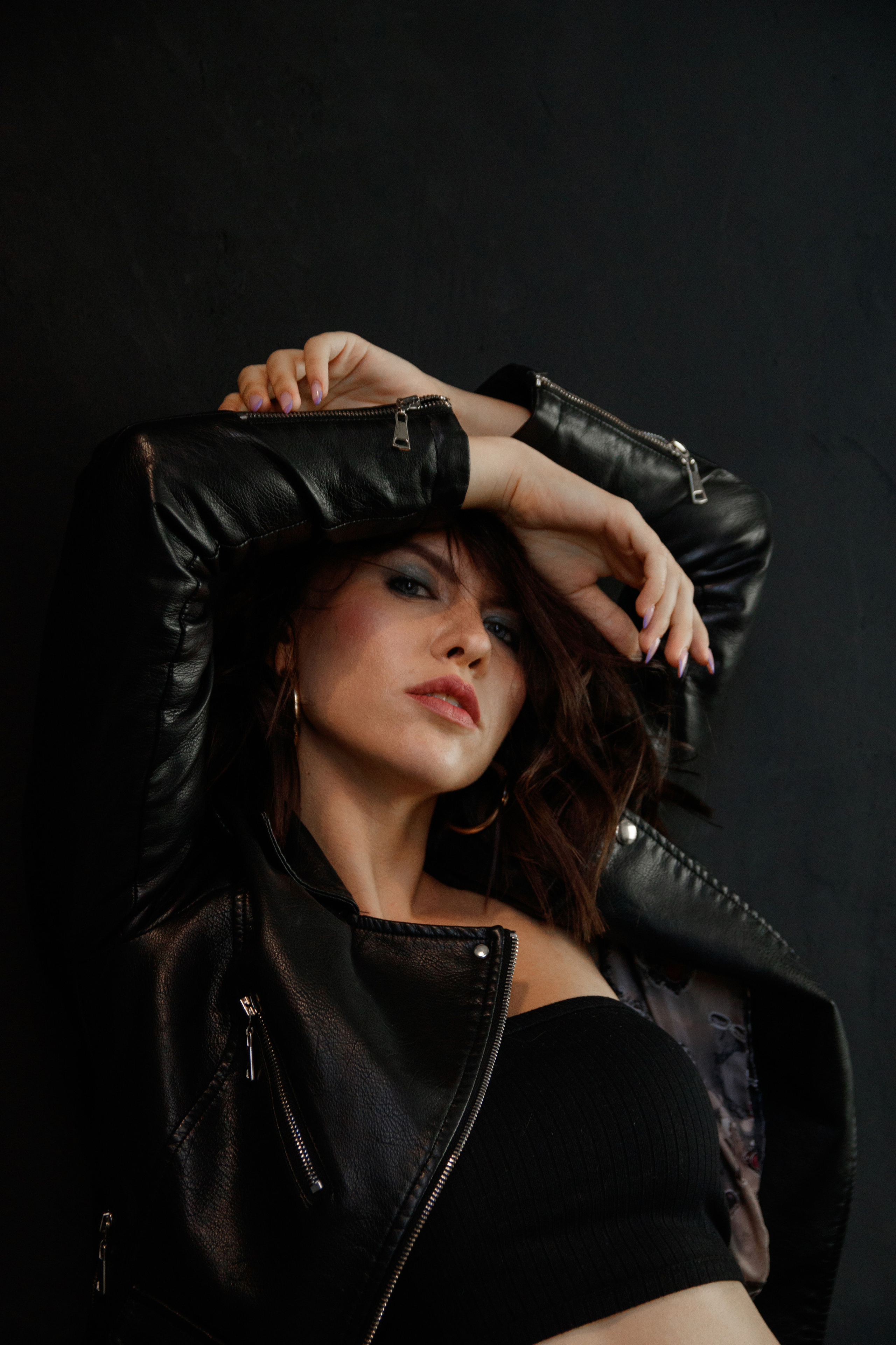 Женский портрет (темная студия). Женский и семейный фотограф в Москве и Московской области Наталья Минт