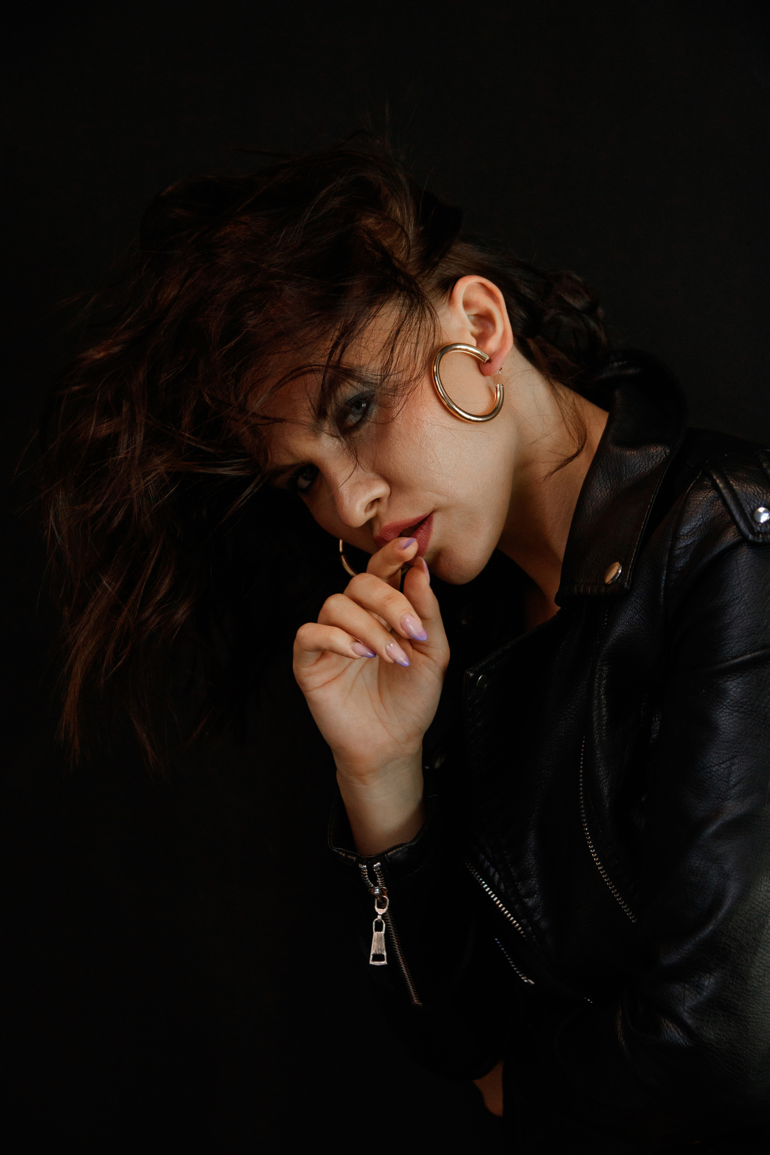 Женский портрет (темная студия). Женский и семейный фотограф в Москве и Московской области Наталья Минт