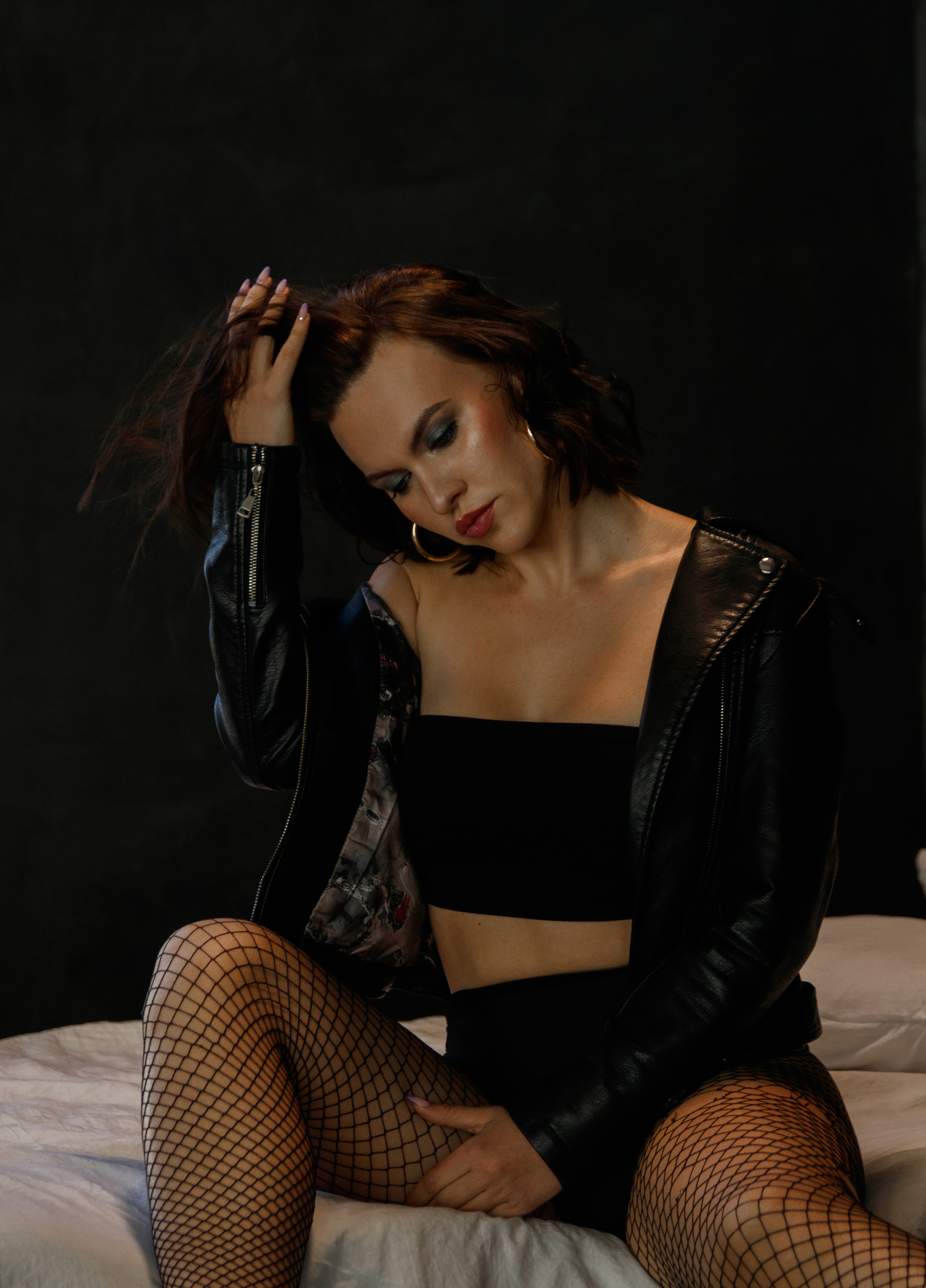 Женский портрет (темная студия). Женский и семейный фотограф в Москве и Московской области Наталья Минт