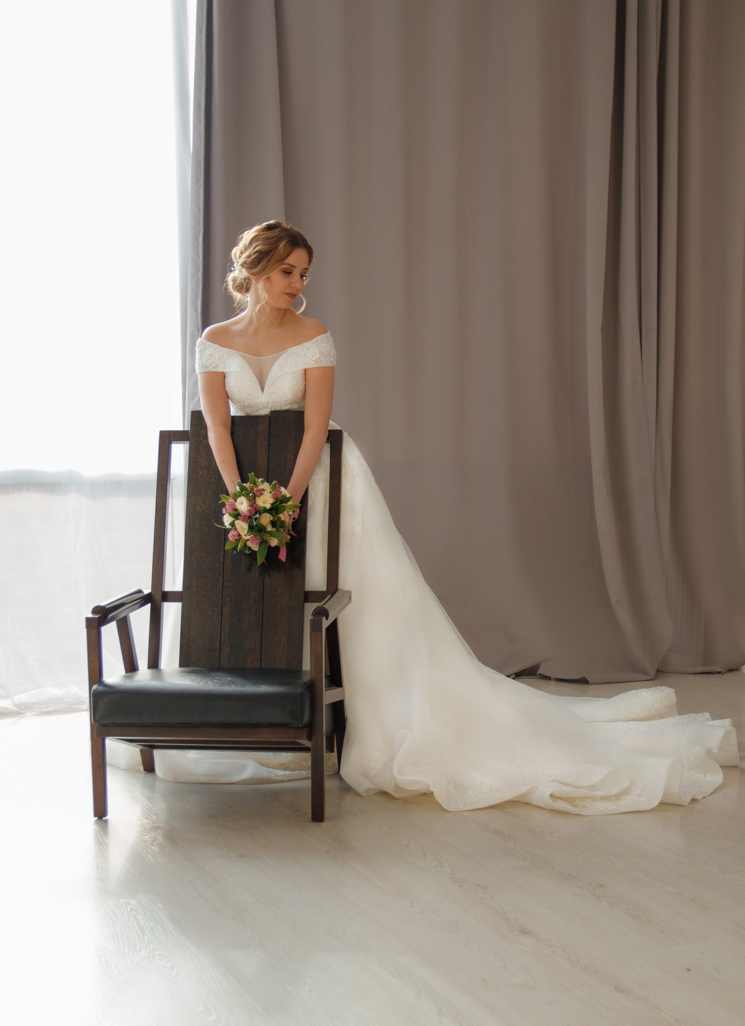 Свадебная съёмка в студии. Женский и семейный фотограф в Москве и Московской области Наталья Минт