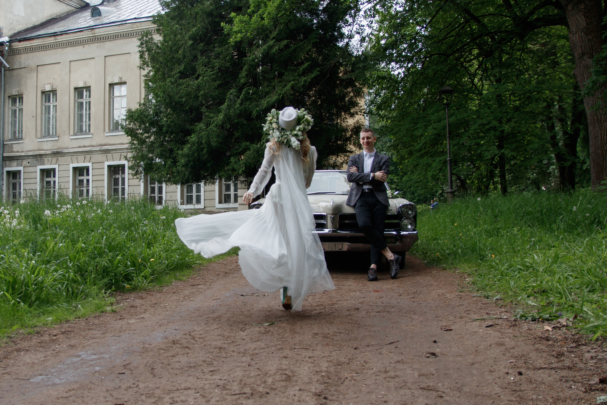 Свадебная прогулка в Суханово. Женский и семейный фотограф в Москве и Московской области Наталья Минт