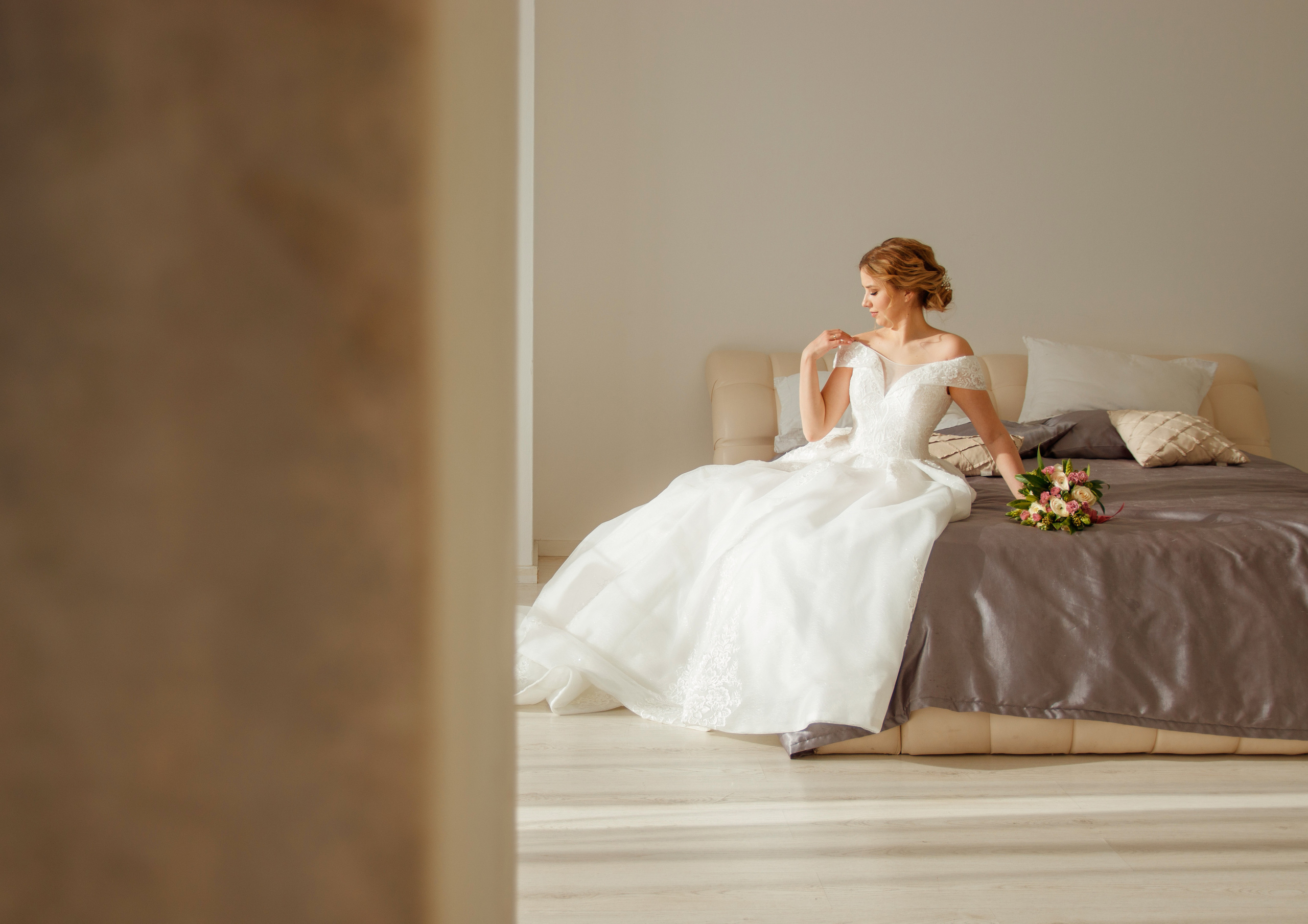 Свадебная съёмка в студии. Женский и семейный фотограф в Москве и Московской области Наталья Минт