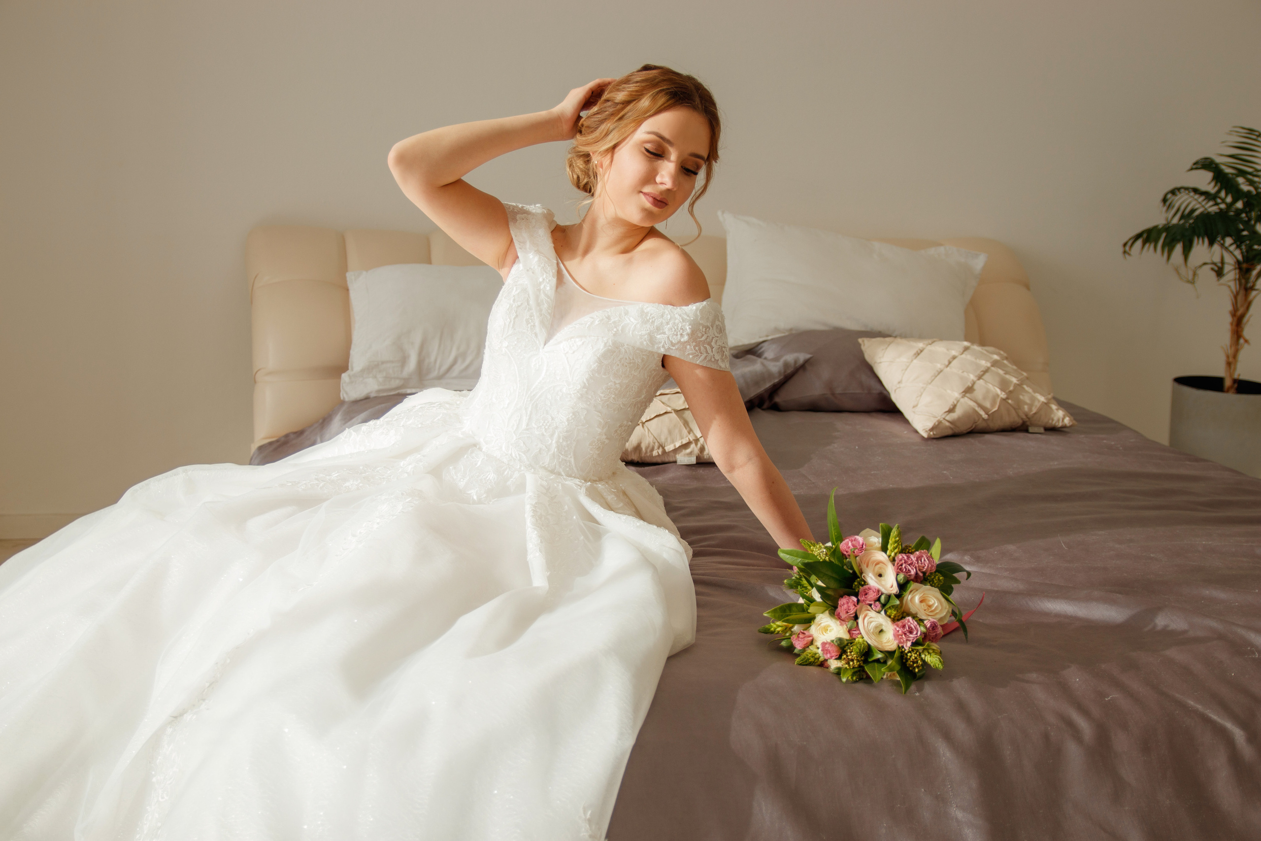 Свадебная съёмка в студии. Женский и семейный фотограф в Москве и Московской области Наталья Минт