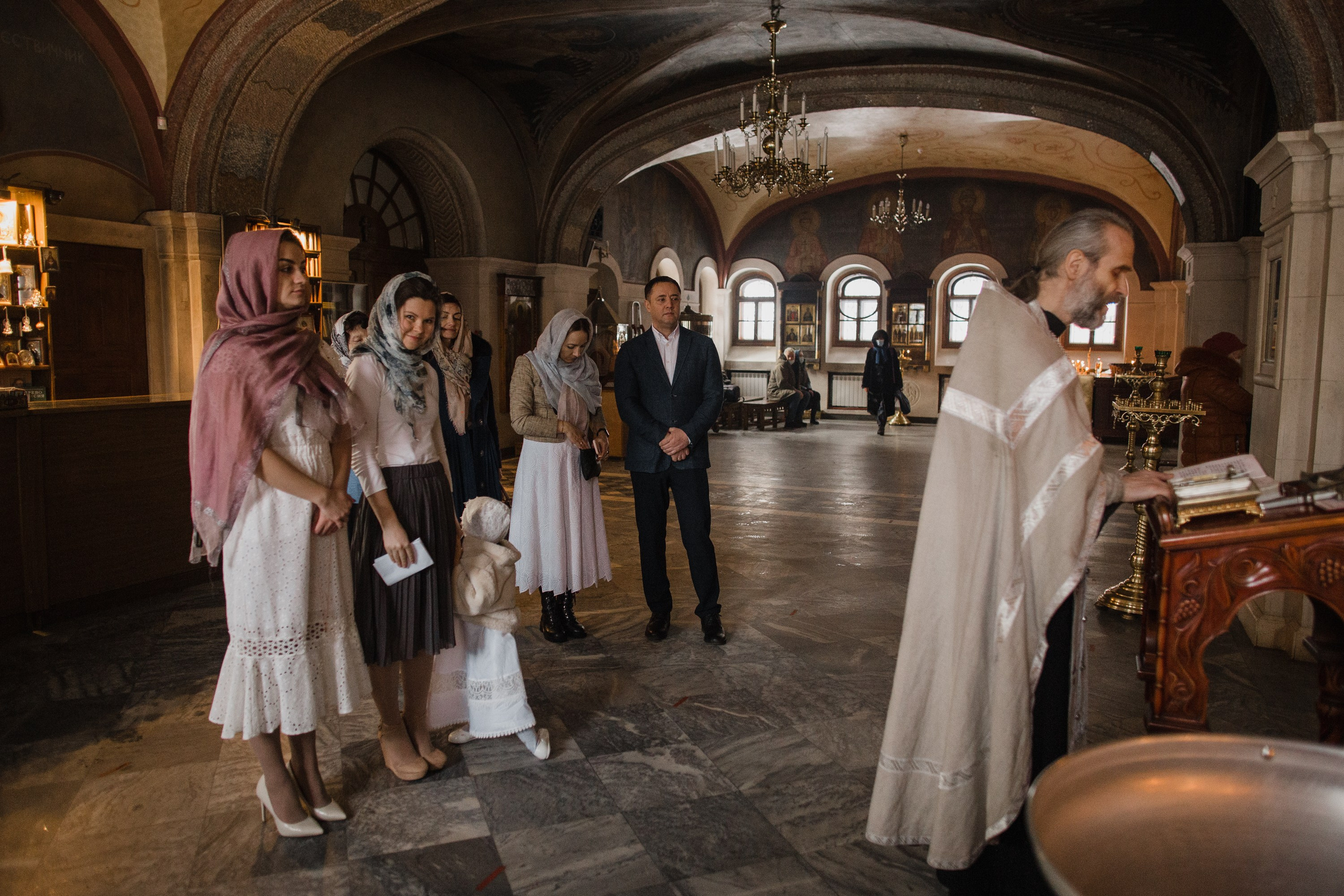 Крещение. Репортажный и свадебный фотограф в Москве Лена Таращенко