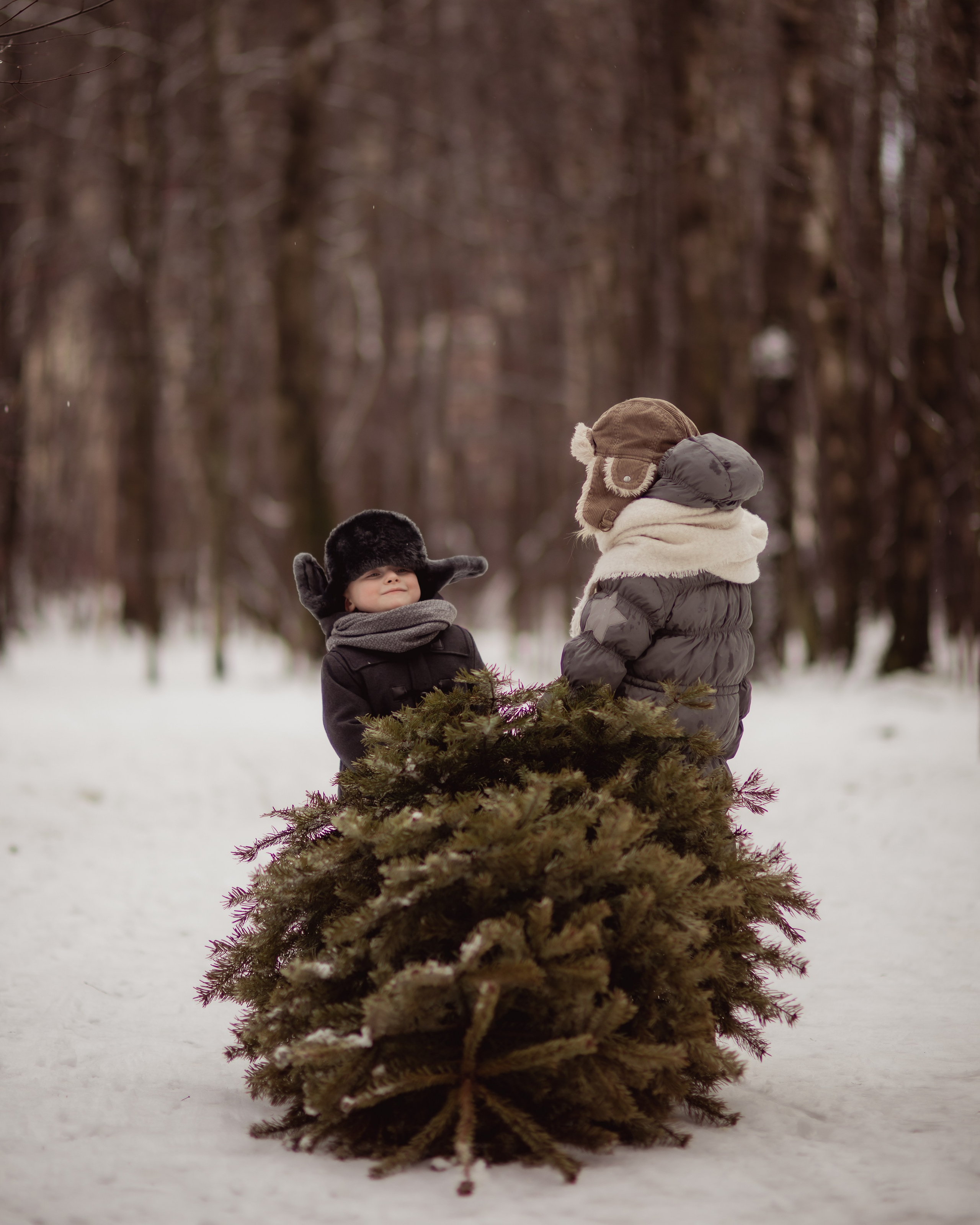 Зимние узоры. Семейный фотограф в Москве