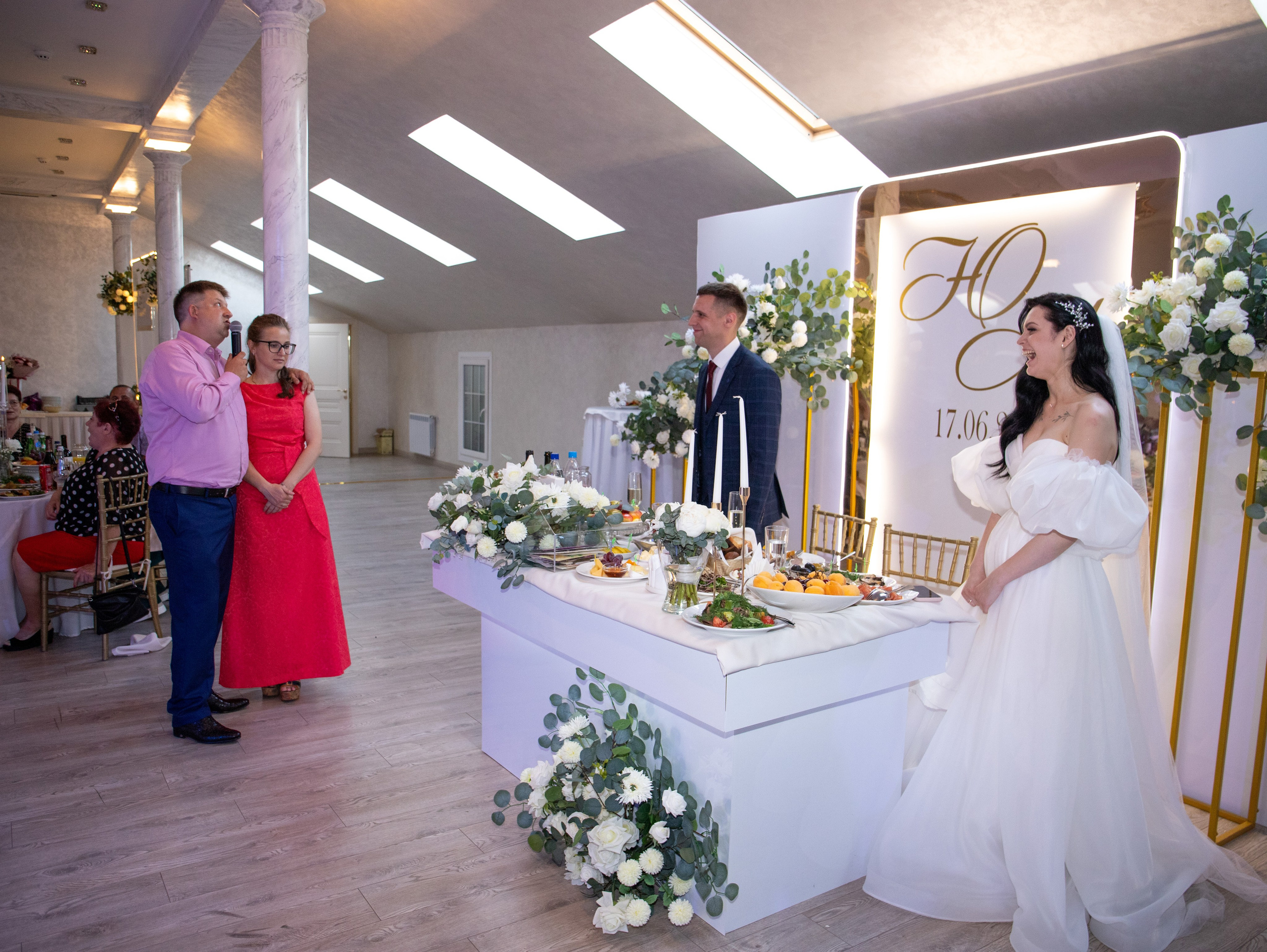 Свадебный банкет. Свадебный и семейный фотограф в Москве Мила Широких