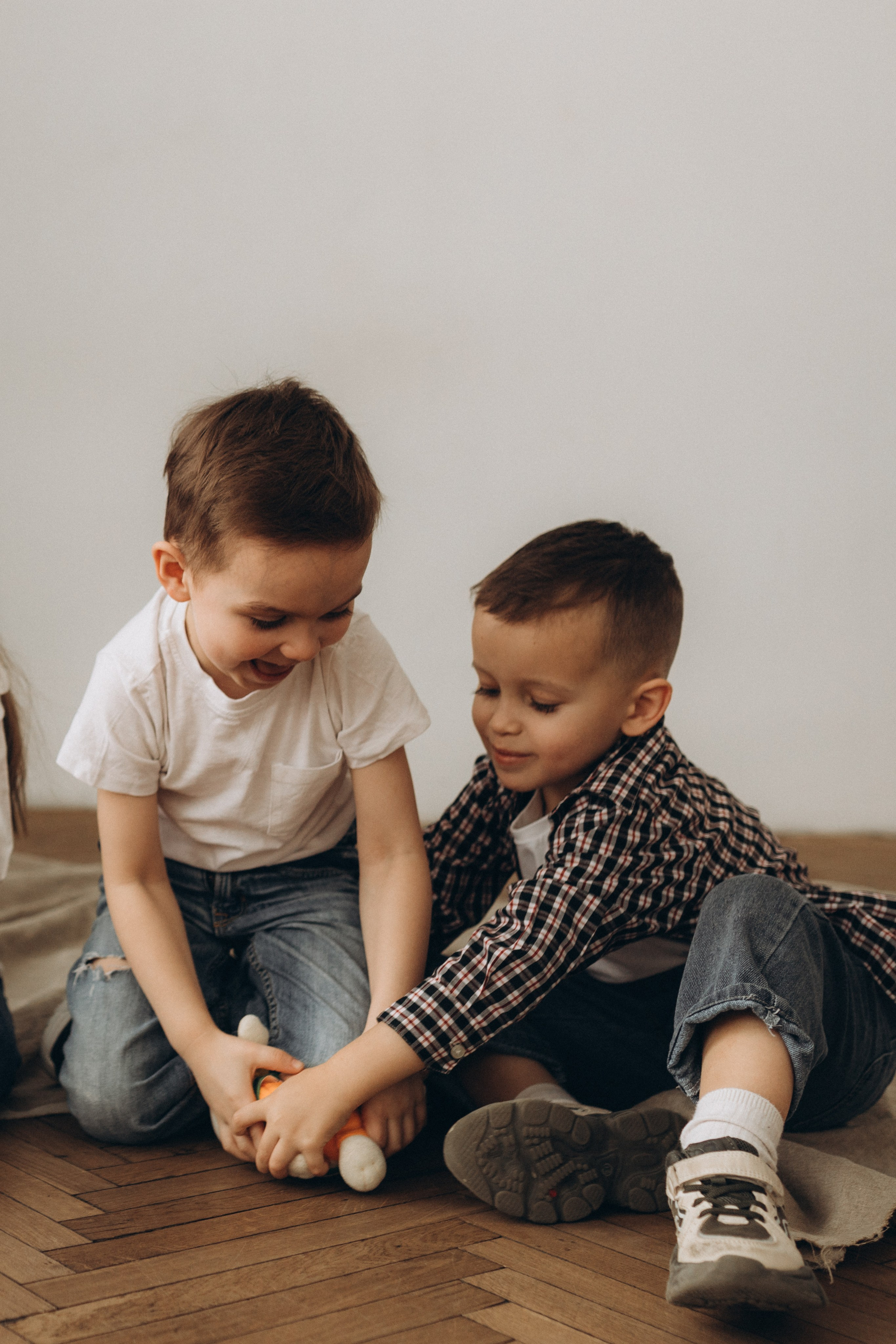 Большая семья в студии. Семейный фотограф в Москве Жукова Анна
