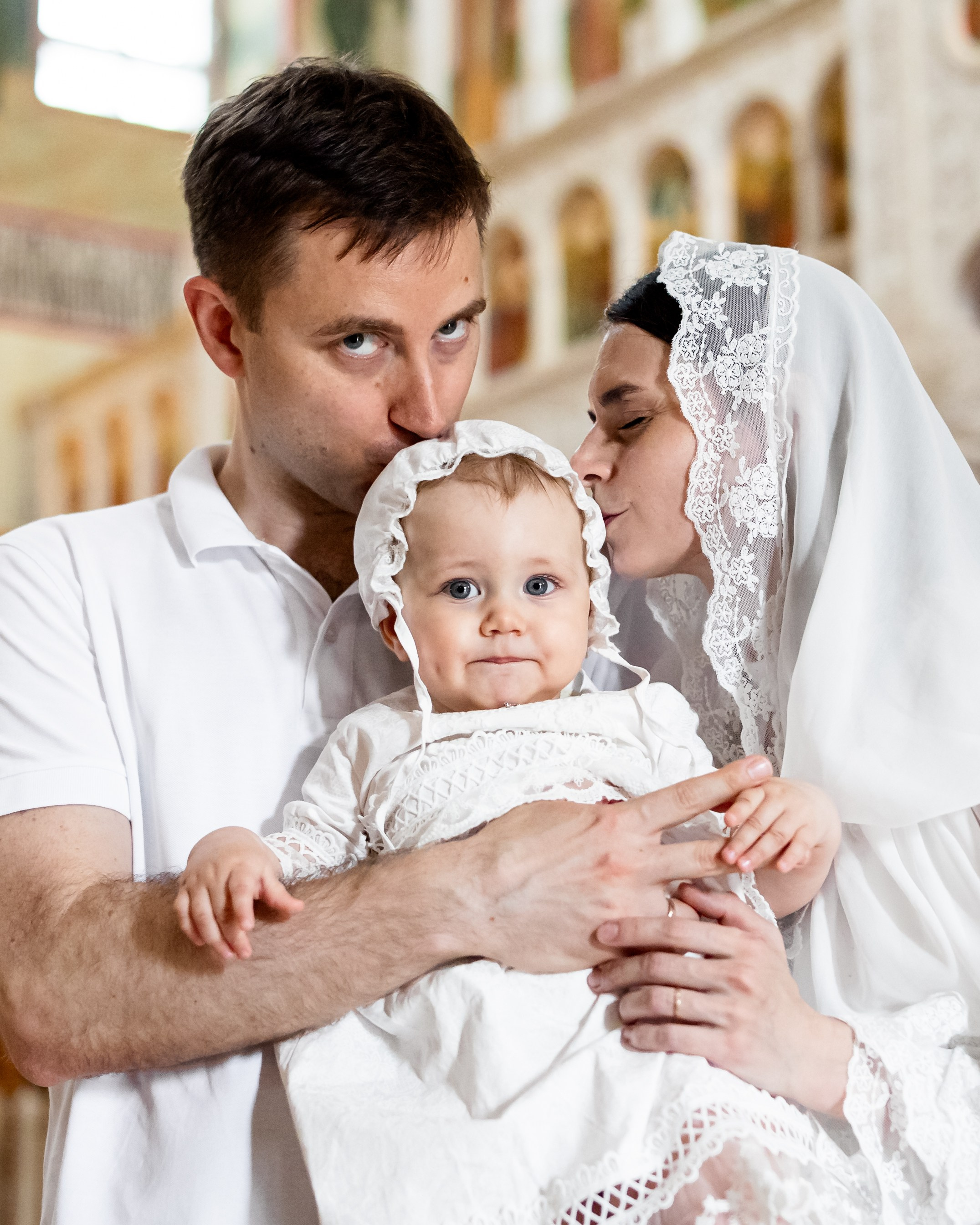 Крещение Евангелины. Уникальный фотограф на крещение и венчание. Москва