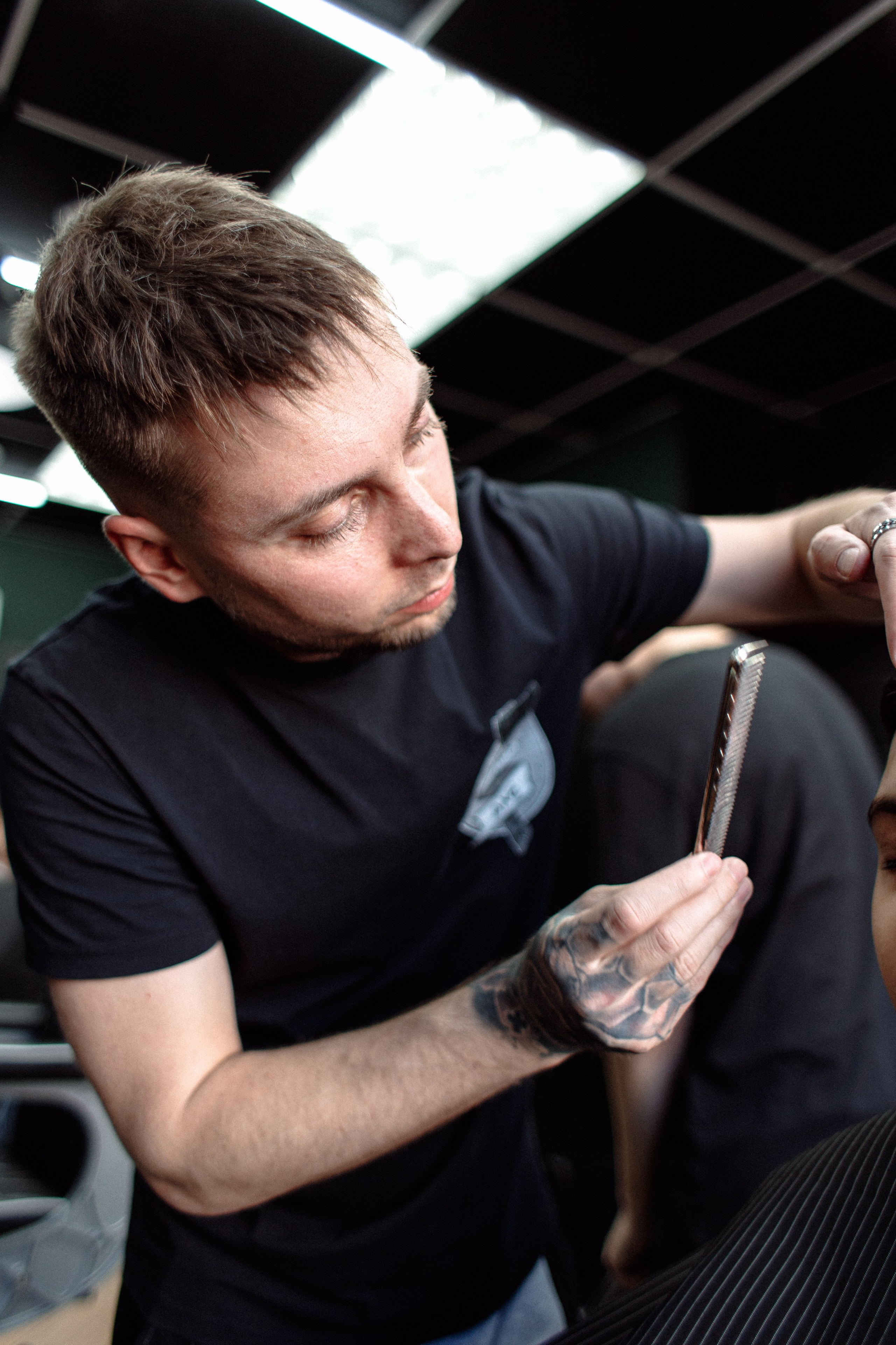 Съёмка барбершопа в Нижнем Новгороде.