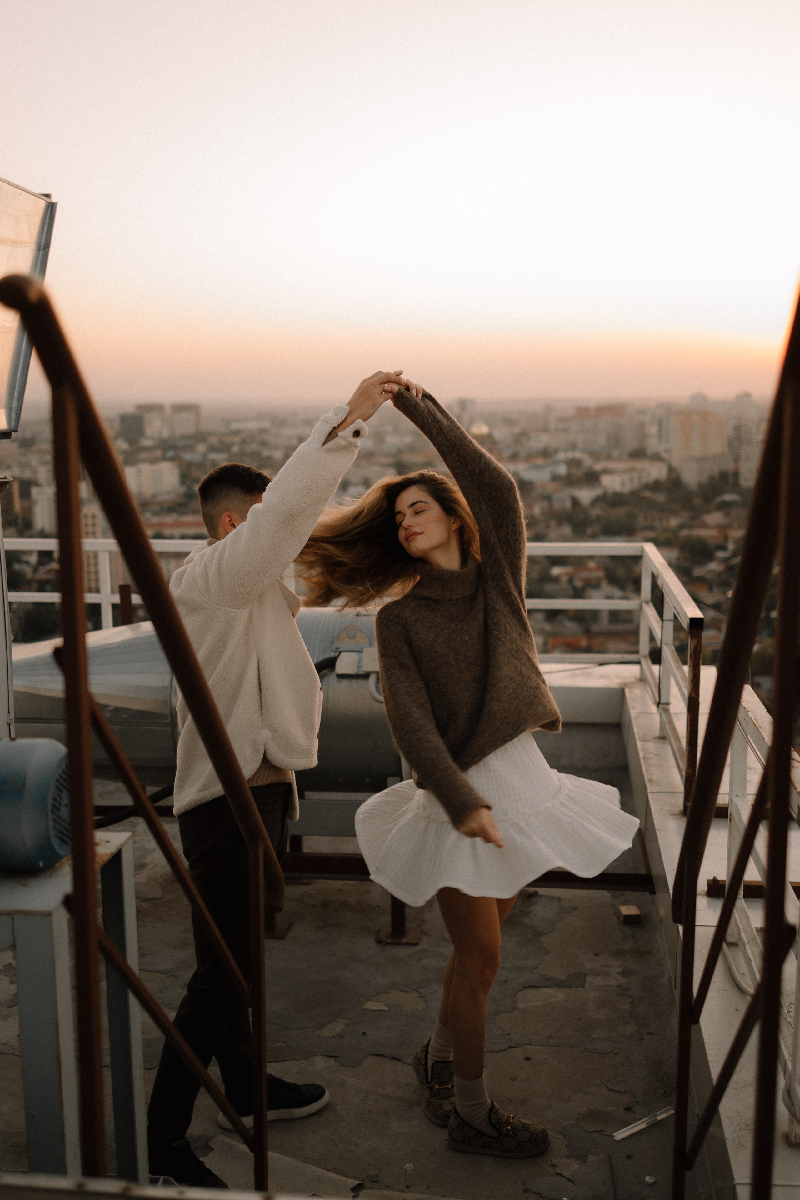 Никита и Лера. Крыша. Семейный фотограф в Краснодаре Храмова Анна