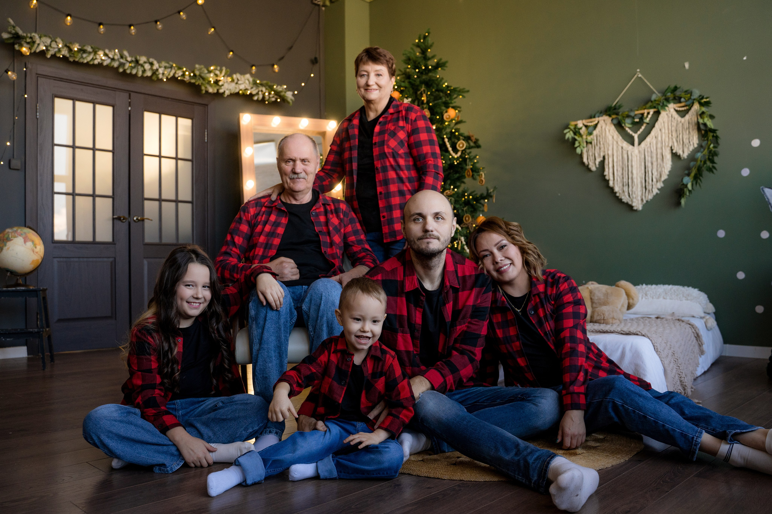 Комплекты Family look. Фотостудия Малина в городе Улан-Удэ. Фотограф Ирина Жарникова